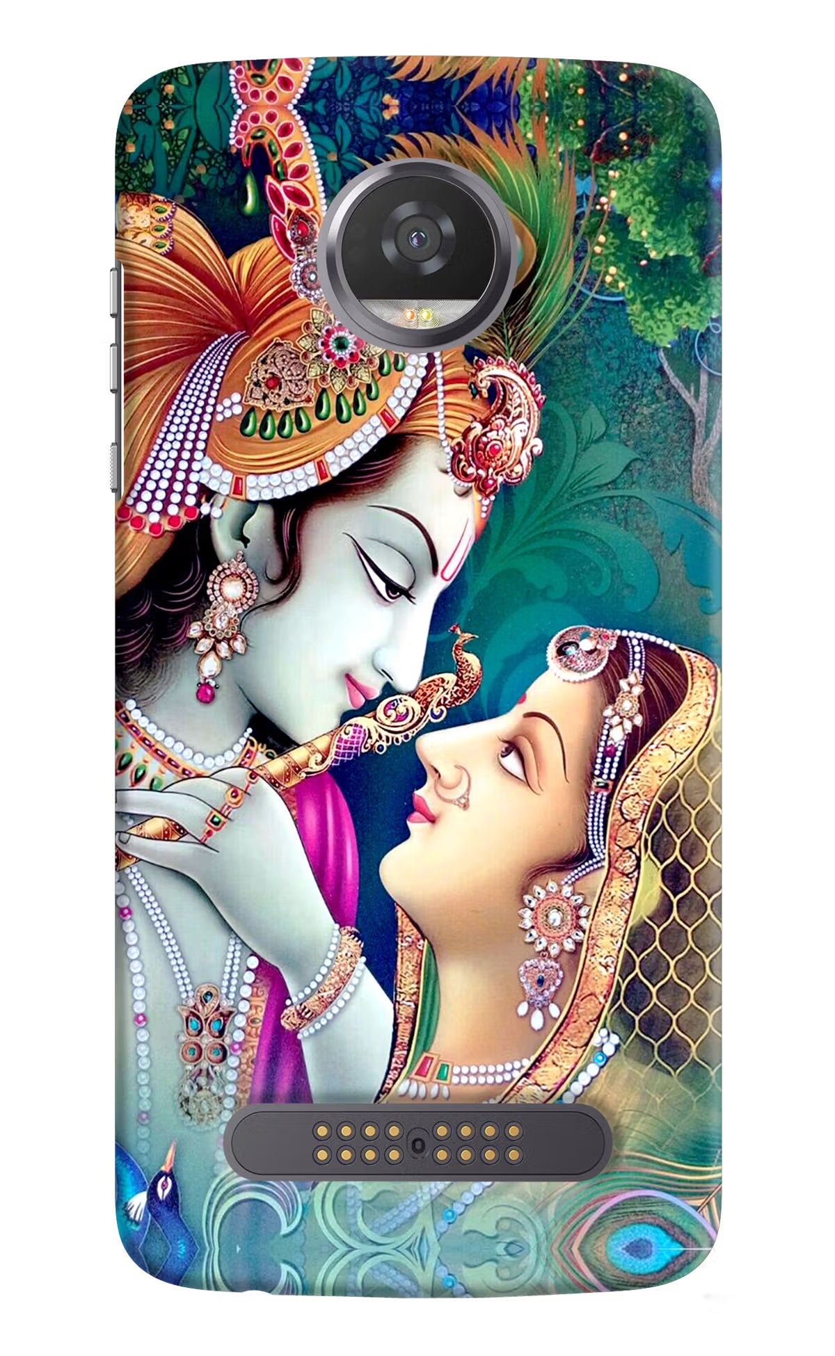 Lord Radha Krishna Moto Z2 Play Back Cover - Lord Radha Krishna Moto Z2 Play Hard Case Back Cover by Casekaro Lord Radha Krishna Moto Z2 Play Hard Case Back Cover by Casekaro