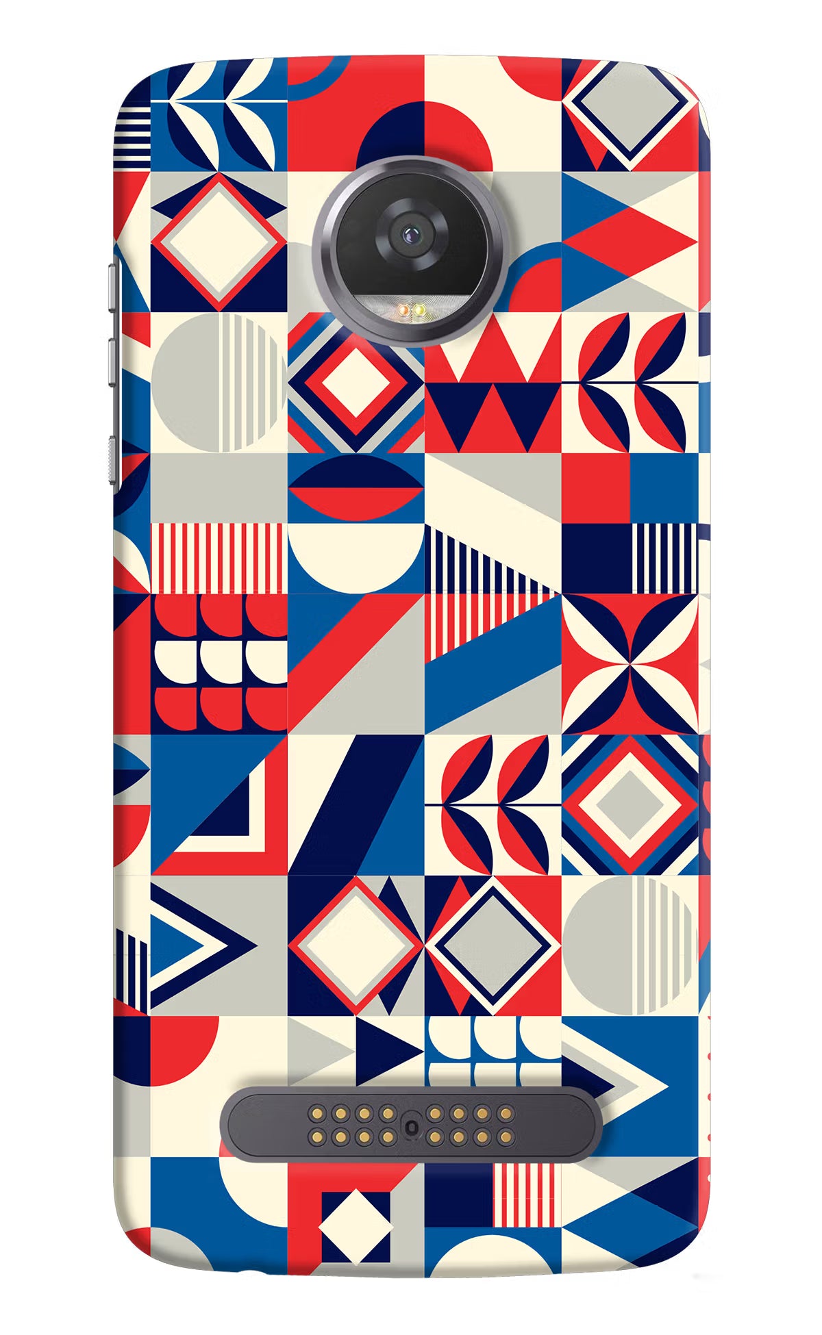 Colorful Pattern Moto Z2 Play Back Cover - Colorful Pattern Moto Z2 Play Hard Case Back Cover by Casekaro Colorful Pattern Moto Z2 Play Hard Case Back Cover by Casekaro
