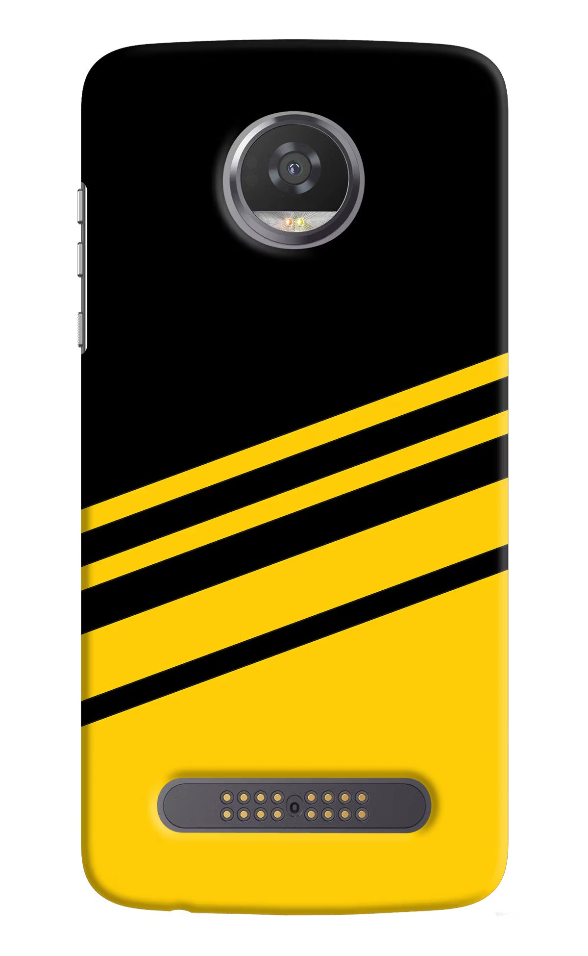 Yellow Shades Moto Z2 Play Back Cover - Yellow Shades Moto Z2 Play Hard Case Back Cover by Casekaro Yellow Shades Moto Z2 Play Hard Case Back Cover by Casekaro