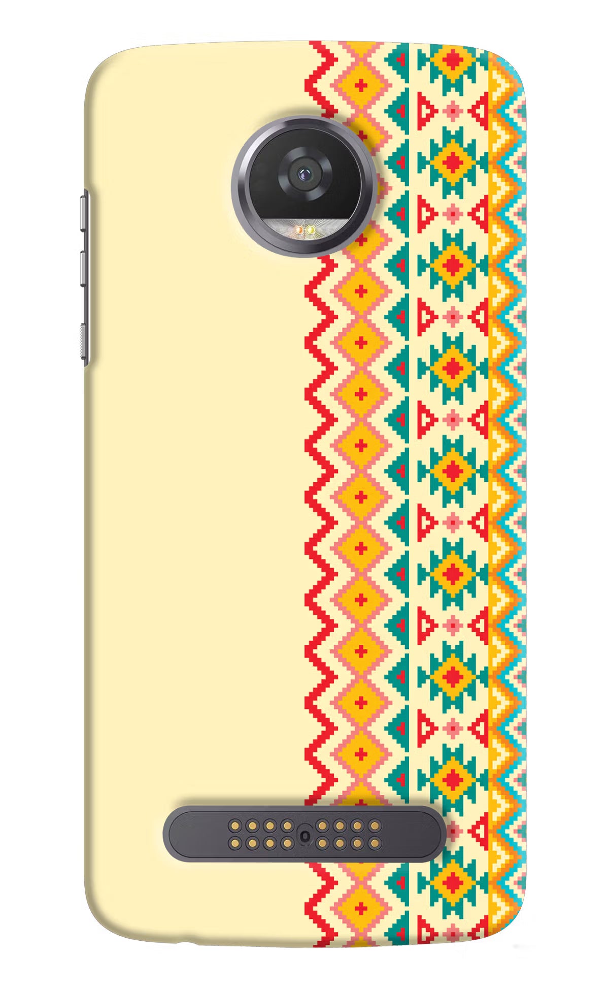 Ethnic Seamless Moto Z2 Play Back Cover - Ethnic Seamless Moto Z2 Play Hard Case Back Cover by Casekaro Ethnic Seamless Moto Z2 Play Hard Case Back Cover by Casekaro