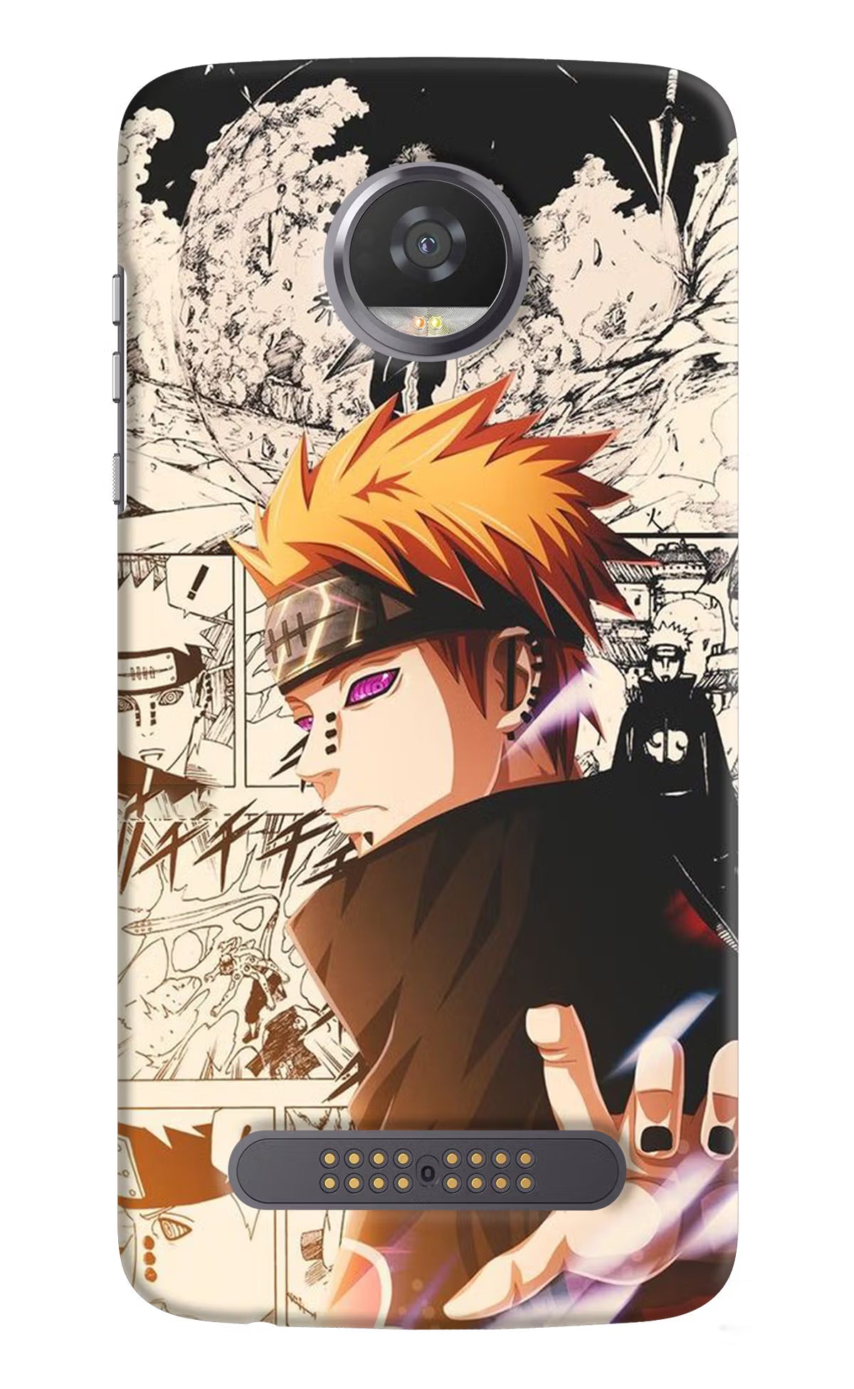 Pain Anime Moto Z2 Play Back Cover - Pain Anime Moto Z2 Play Hard Case Back Cover by Casekaro Pain Anime Moto Z2 Play Hard Case Back Cover by Casekaro