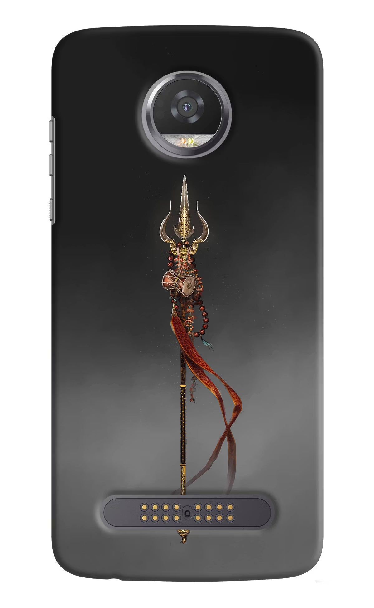 Shiv Trishul Moto Z2 Play Back Cover - Shiv Trishul Moto Z2 Play Hard Case Back Cover by Casekaro Shiv Trishul Moto Z2 Play Hard Case Back Cover by Casekaro