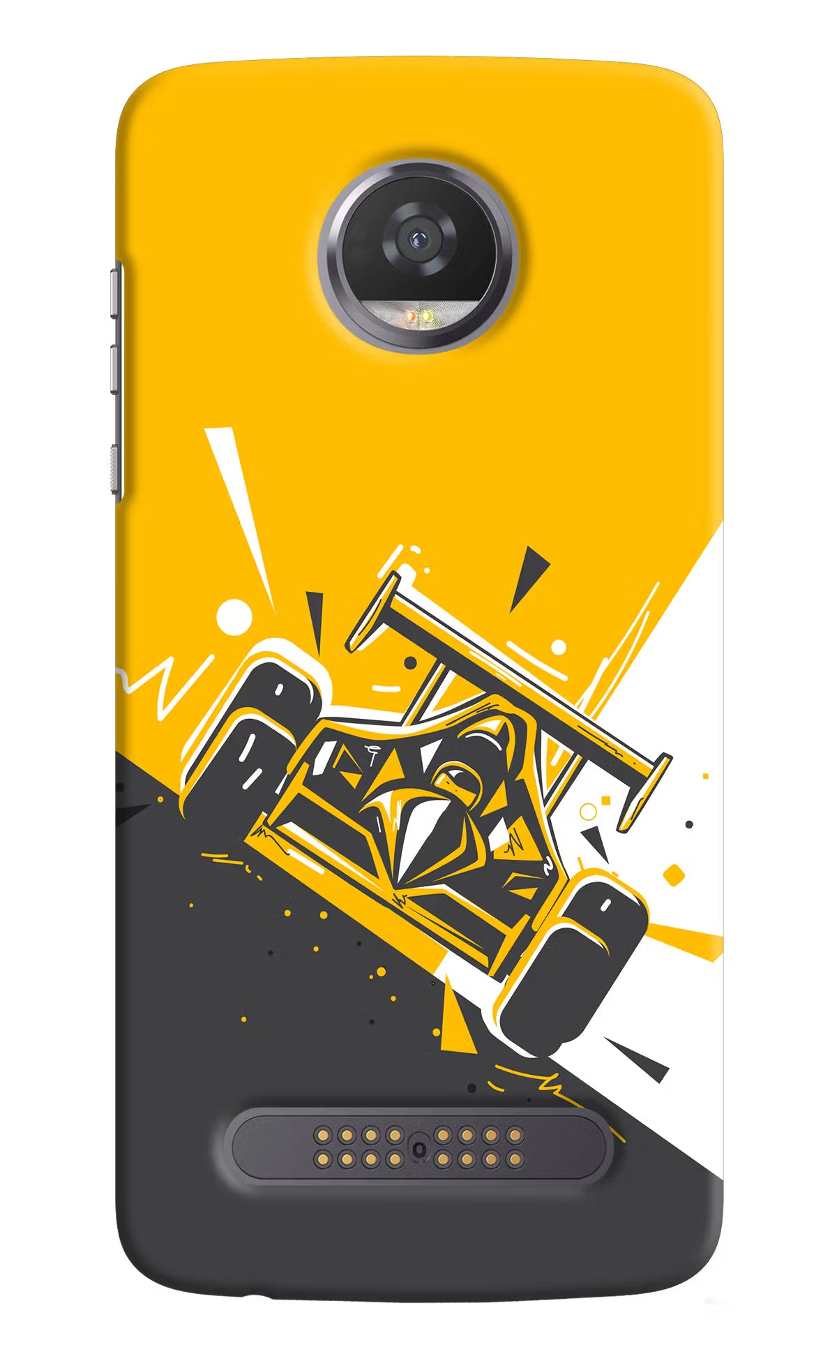 Track King Moto Z2 Play Back Cover - Track King Moto Z2 Play Hard Case Back Cover by Casekaro Track King Moto Z2 Play Hard Case Back Cover by Casekaro