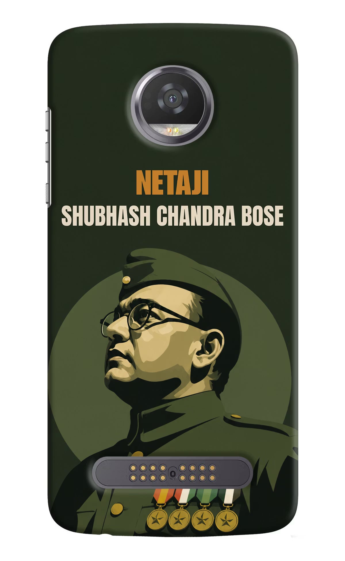 Netaji Legacy Moto Z2 Play Back Cover - Netaji Legacy Moto Z2 Play Back Cover Netaji Legacy Moto Z2 Play Back Cover