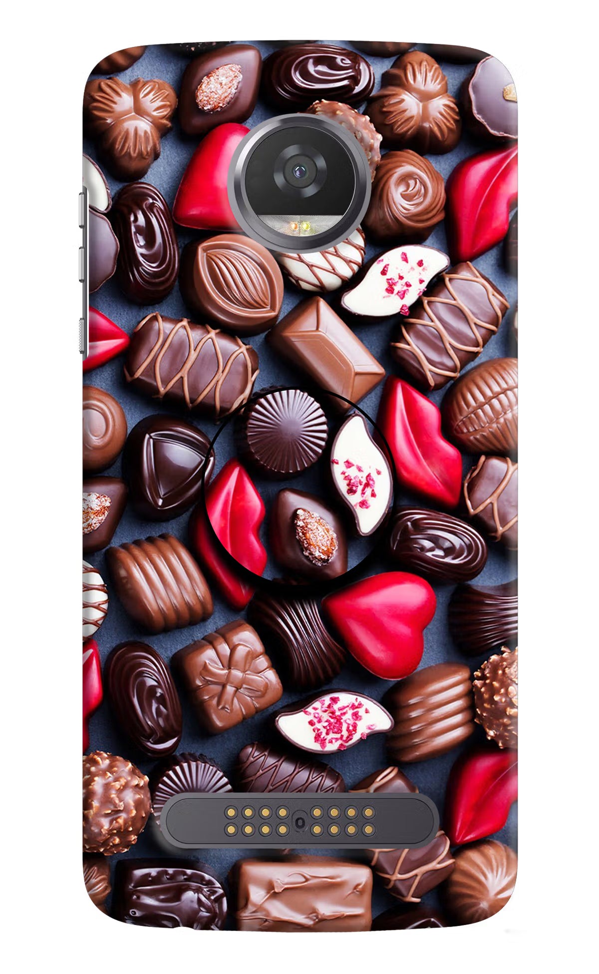 Chocolates Moto Z2 Play Pop Case - Chocolates Moto Z2 Play Pop Case by Casekaro Chocolates Moto Z2 Play Pop Case by Casekaro