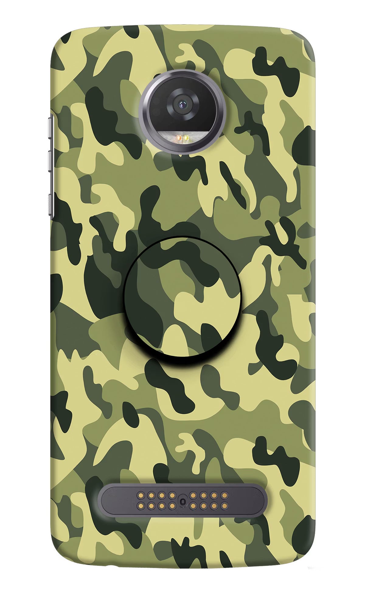 Camouflage Moto Z2 Play Pop Case - Camouflage Moto Z2 Play Pop Case by Casekaro Camouflage Moto Z2 Play Pop Case by Casekaro