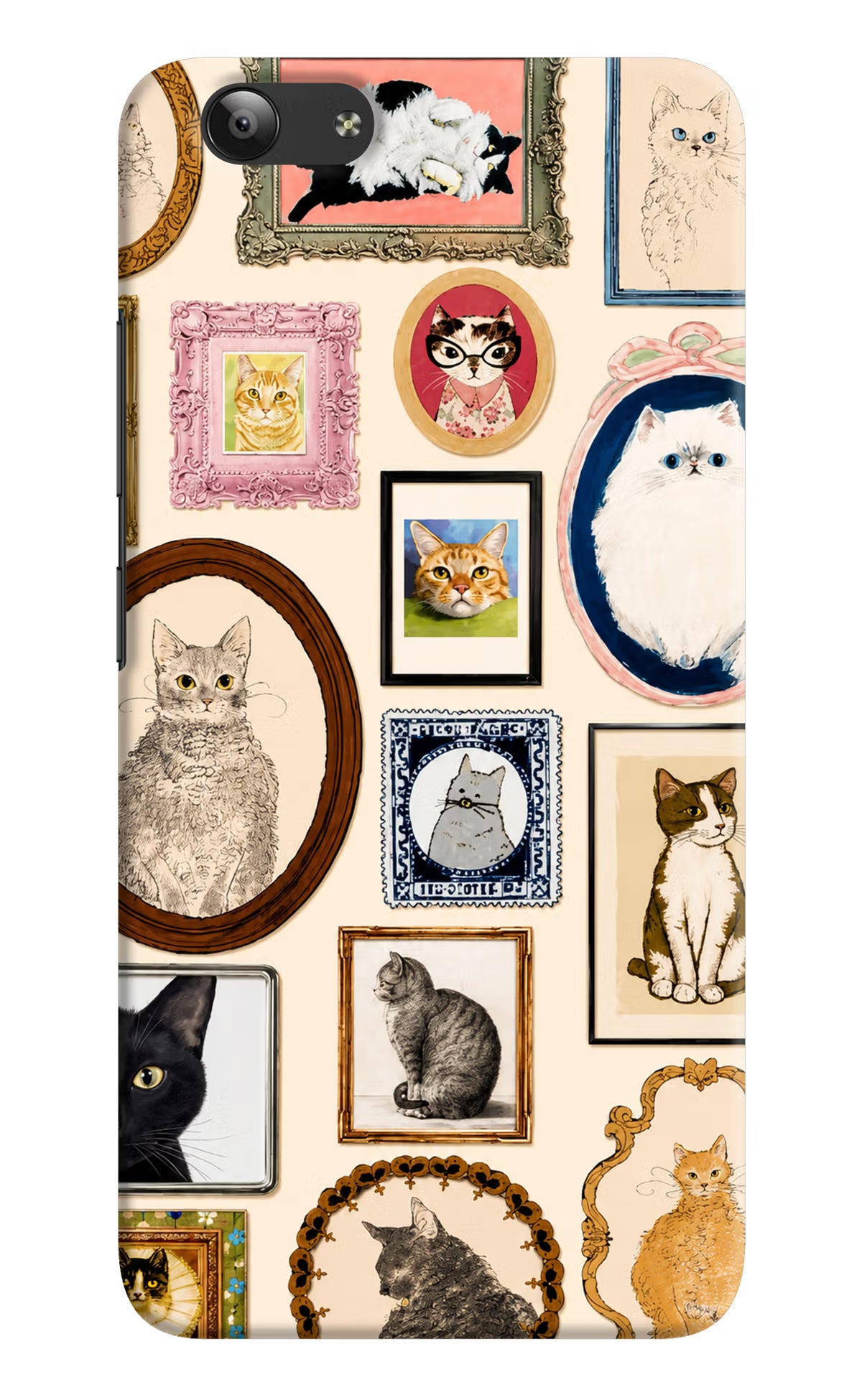 Mirror Cats Vivo Y53 Back Cover - Mirror Cats Vivo Y53 Back Cover Mirror Cats Vivo Y53 Back Cover