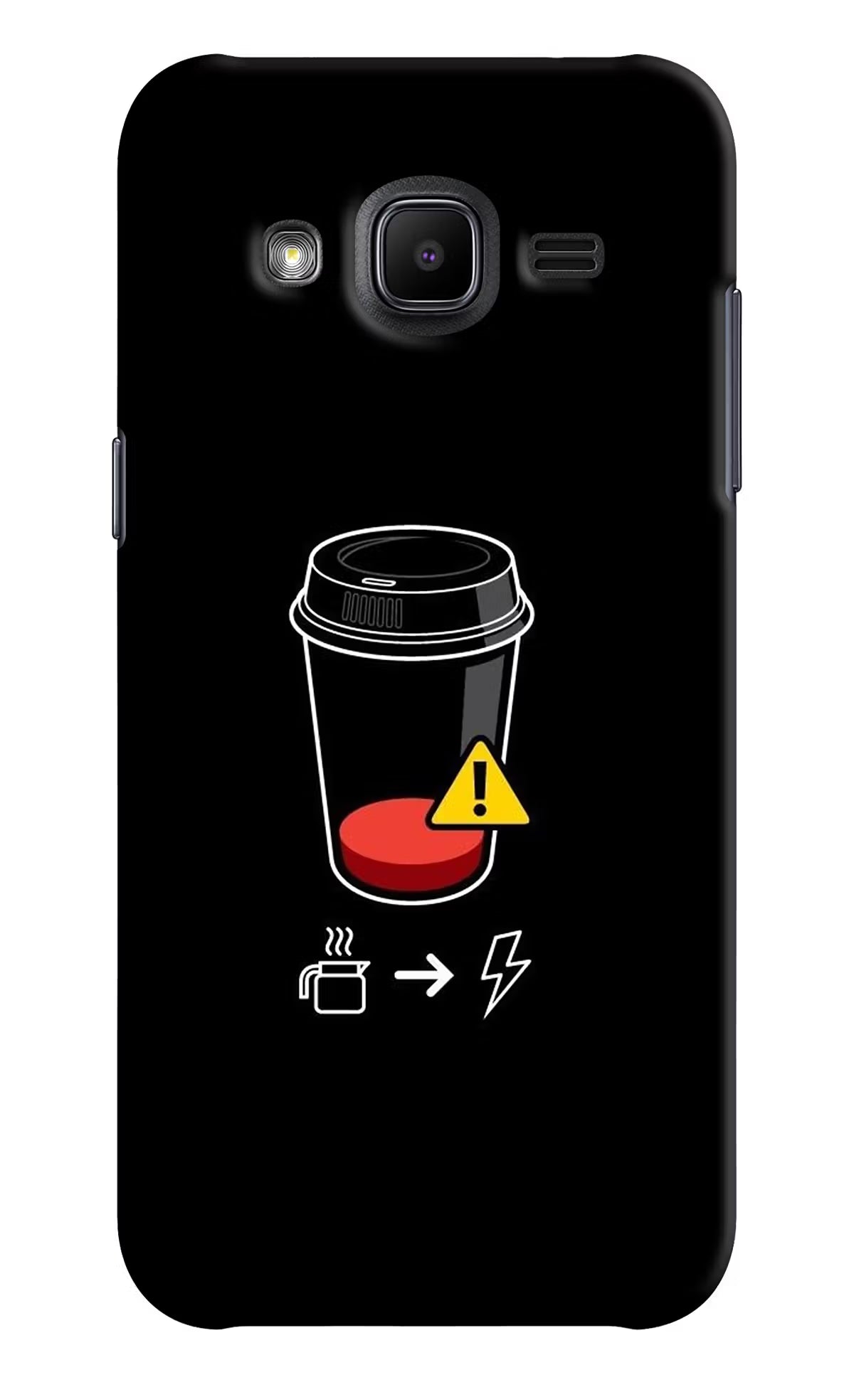 Coffee Samsung J2 2017 Back Cover - Coffee Samsung J2 2017 Hard Case Back Cover by Casekaro Coffee Samsung J2 2017 Hard Case Back Cover by Casekaro