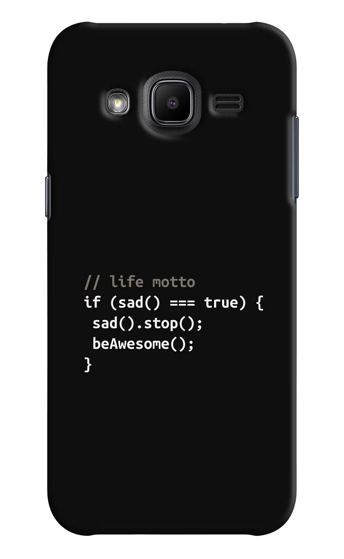 Life Motto Code Samsung J2 2017 Back Cover - Life Motto Code Samsung J2 2017 Hard Case Back Cover by Casekaro Life Motto Code Samsung J2 2017 Hard Case Back Cover by Casekaro