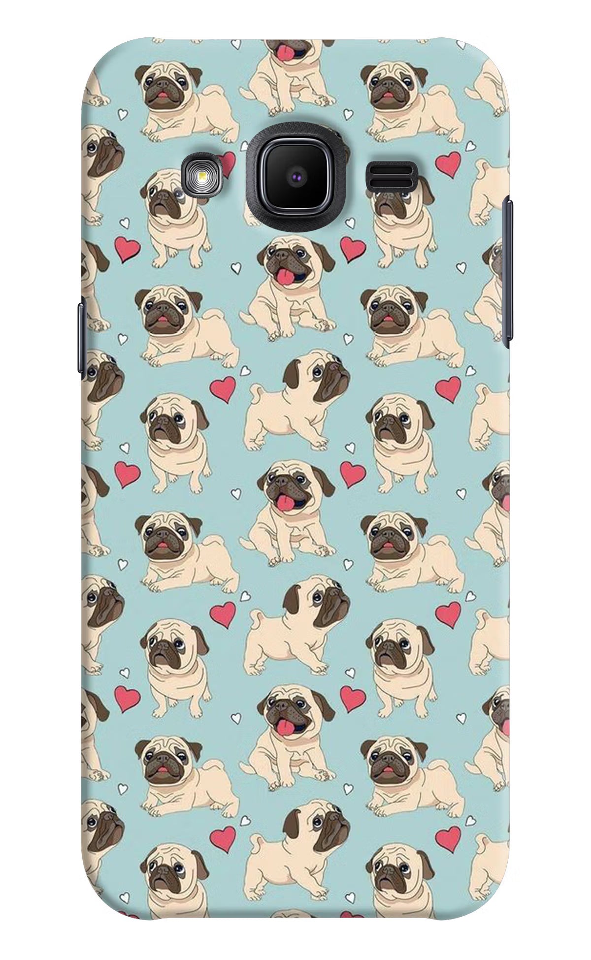 Pug Dog Samsung J2 2017 Back Cover - Pug Dog Samsung J2 2017 Hard Case Back Cover by Casekaro Pug Dog Samsung J2 2017 Hard Case Back Cover by Casekaro