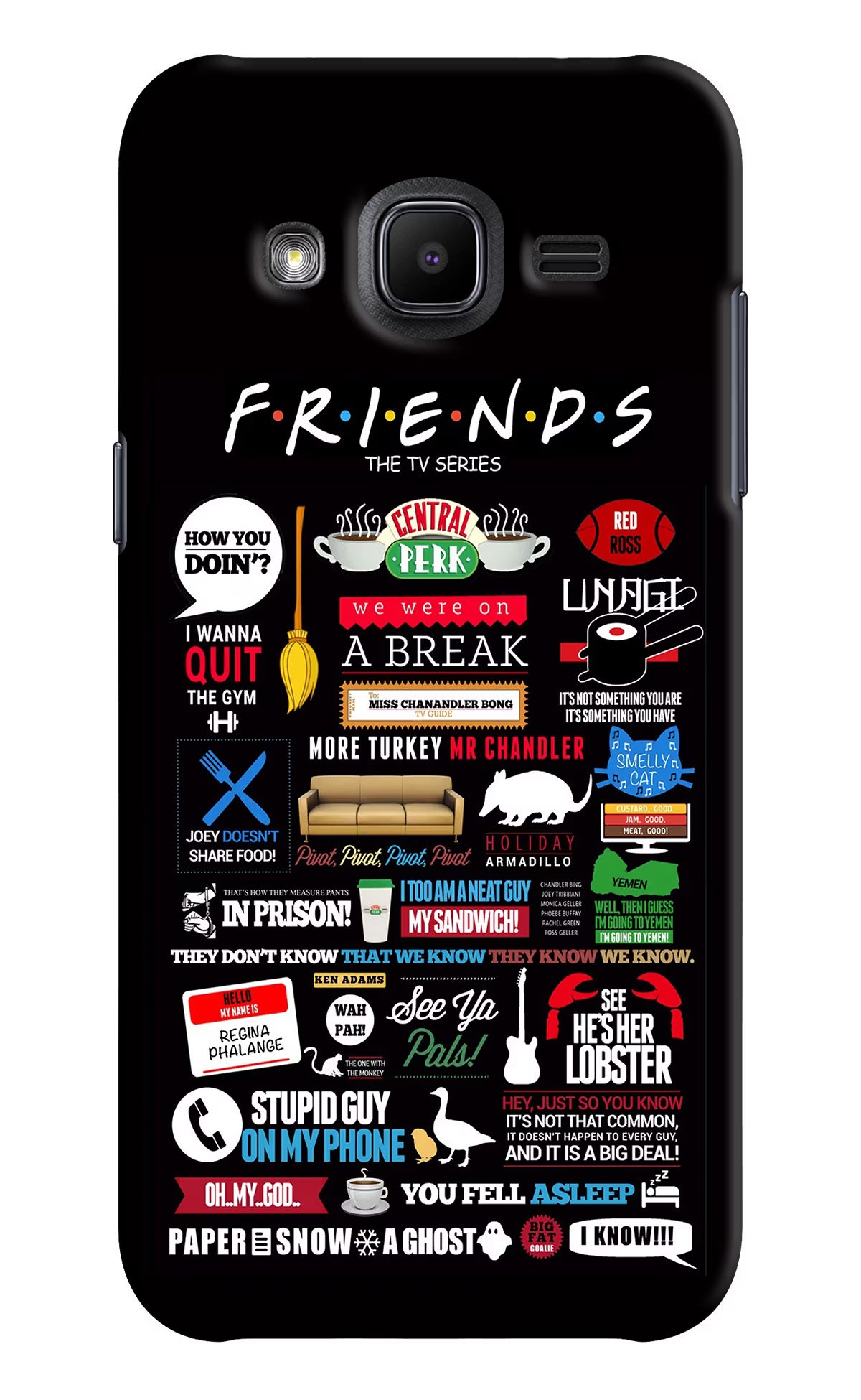 FRIENDS Samsung J2 2017 Back Cover - FRIENDS Samsung J2 2017 Hard Case Back Cover by Casekaro FRIENDS Samsung J2 2017 Hard Case Back Cover by Casekaro