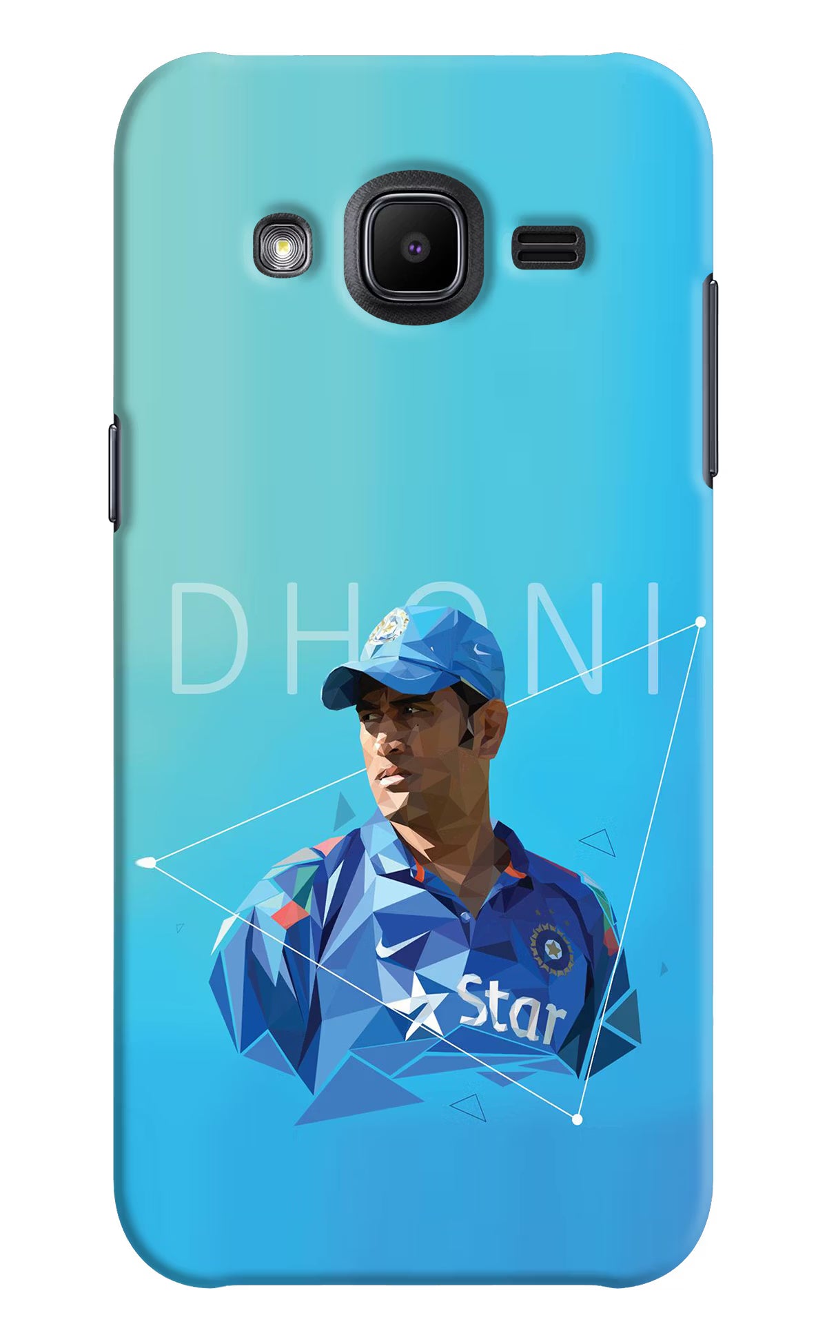 Dhoni Artwork Samsung J2 2017 Back Cover - Dhoni Artwork Samsung J2 2017 Hard Case Back Cover by Casekaro Dhoni Artwork Samsung J2 2017 Hard Case Back Cover by Casekaro