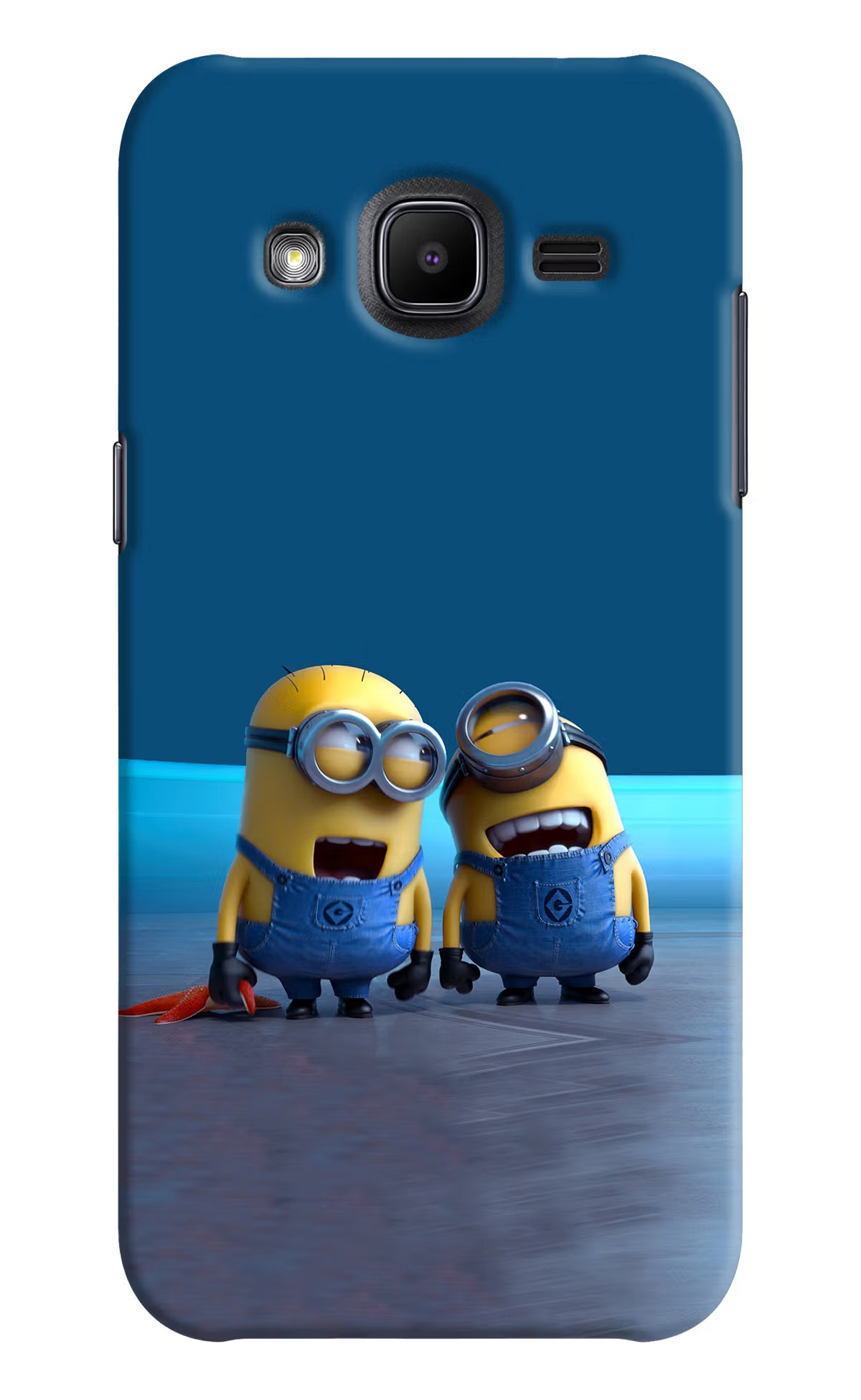 Minion Laughing Samsung J2 2017 Back Cover - Minion Laughing Samsung J2 2017 Hard Case Back Cover by Casekaro Minion Laughing Samsung J2 2017 Hard Case Back Cover by Casekaro