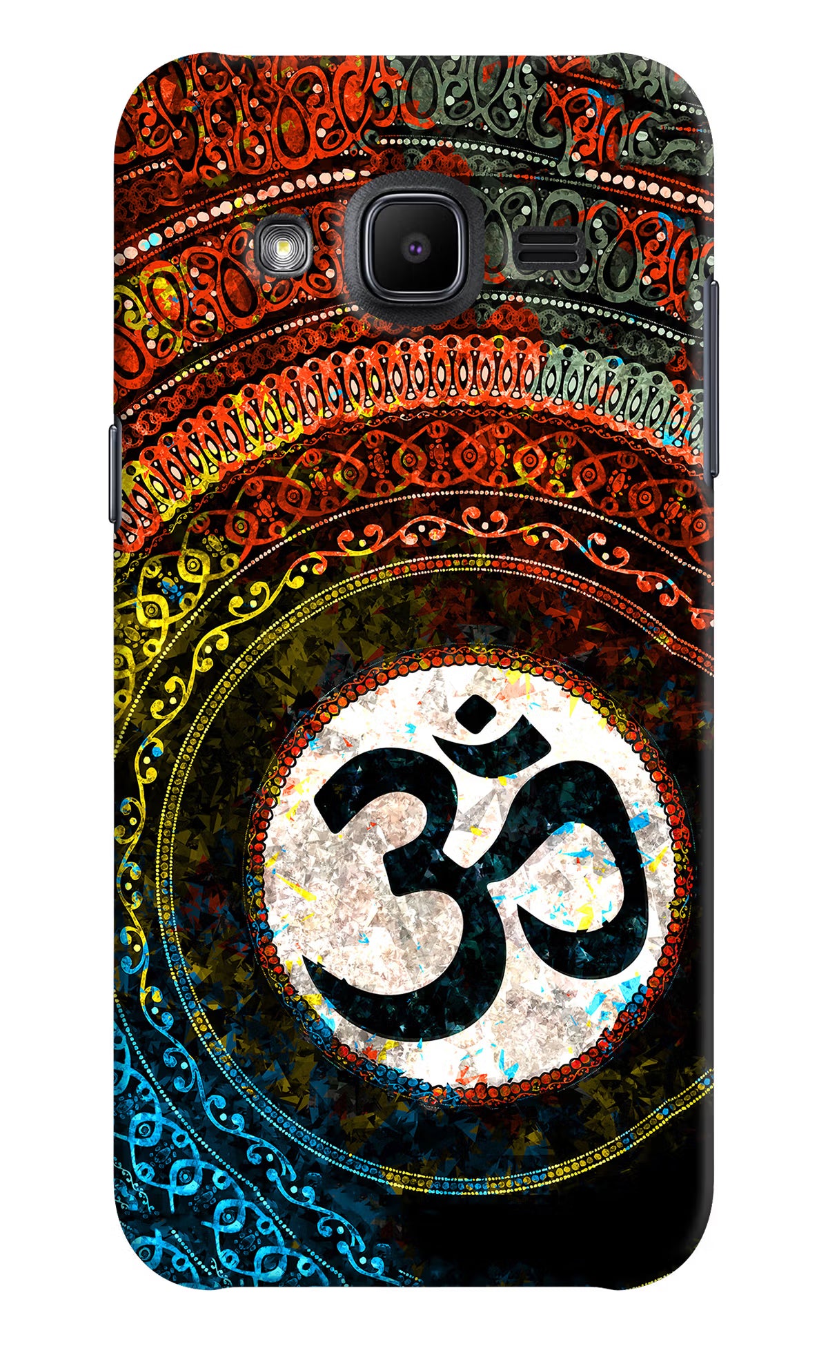 Om Cultural Samsung J2 2017 Back Cover - Om Cultural Samsung J2 2017 Hard Case Back Cover by Casekaro Om Cultural Samsung J2 2017 Hard Case Back Cover by Casekaro