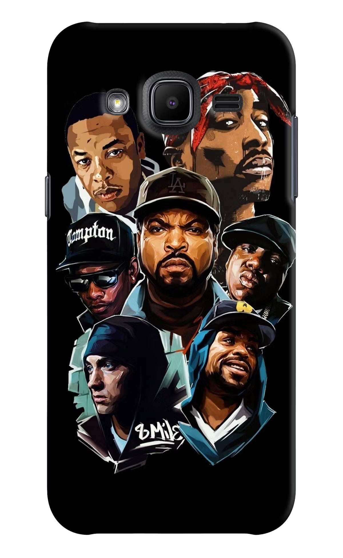 Rappers Samsung J2 2017 Back Cover - Rappers Samsung J2 2017 Hard Case Back Cover by Casekaro Rappers Samsung J2 2017 Hard Case Back Cover by Casekaro