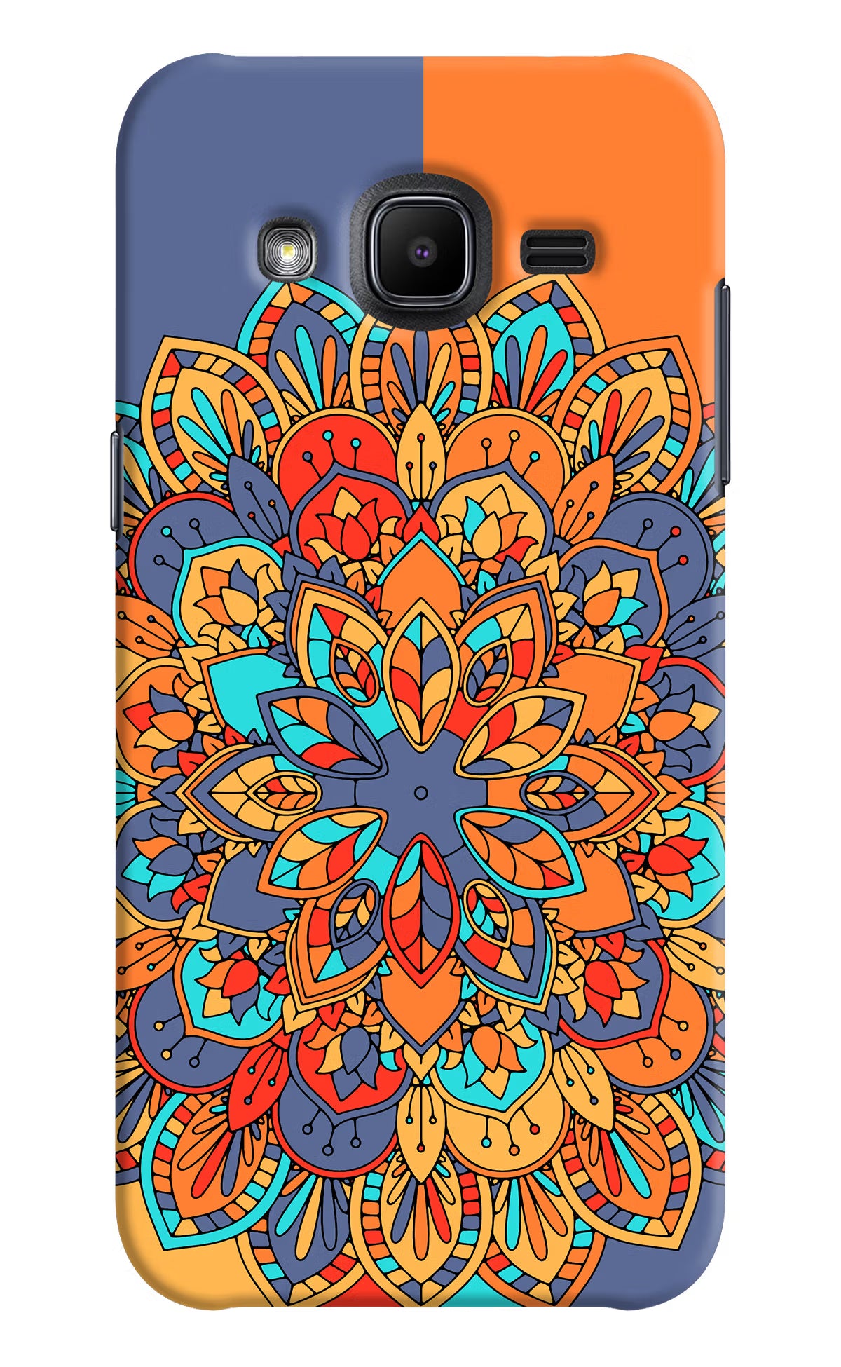Color Mandala Samsung J2 2017 Back Cover - Color Mandala Samsung J2 2017 Hard Case Back Cover by Casekaro Color Mandala Samsung J2 2017 Hard Case Back Cover by Casekaro