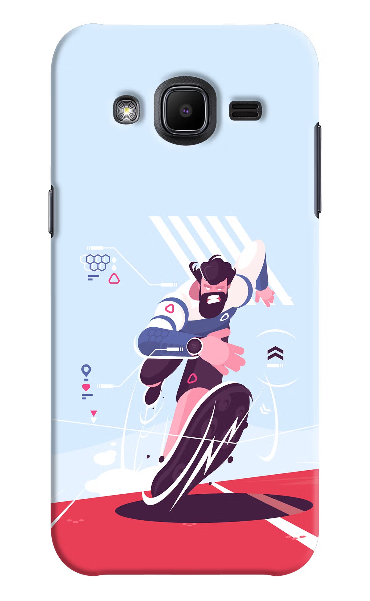 Run Pro Samsung J2 2017 Back Cover - Run Pro Samsung J2 2017 Hard Case Back Cover by Casekaro Run Pro Samsung J2 2017 Hard Case Back Cover by Casekaro