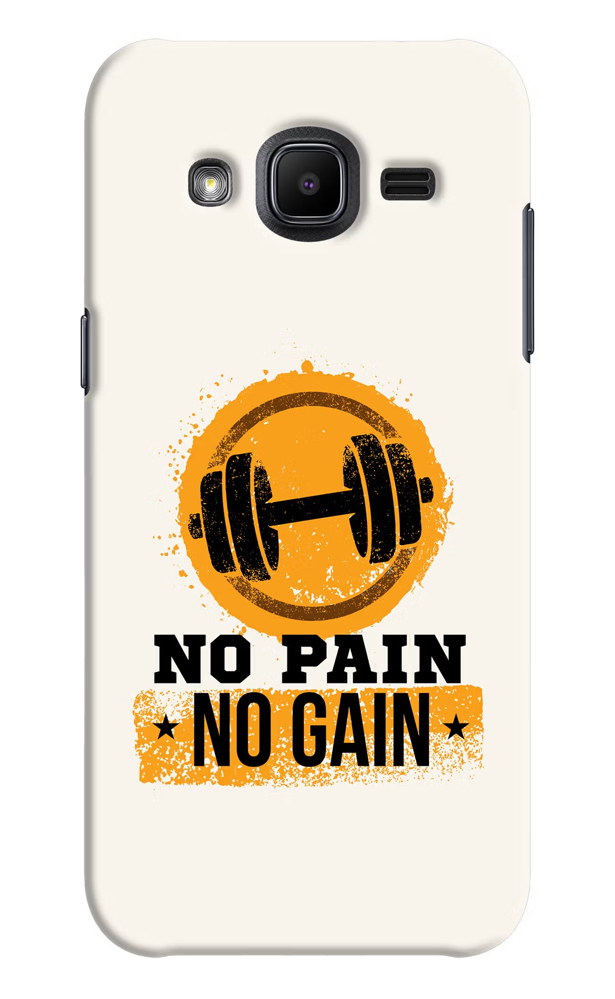 No Pain No Gain Samsung J2 2017 Back Cover - No Pain No Gain Samsung J2 2017 Hard Case Back Cover by Casekaro No Pain No Gain Samsung J2 2017 Hard Case Back Cover by Casekaro