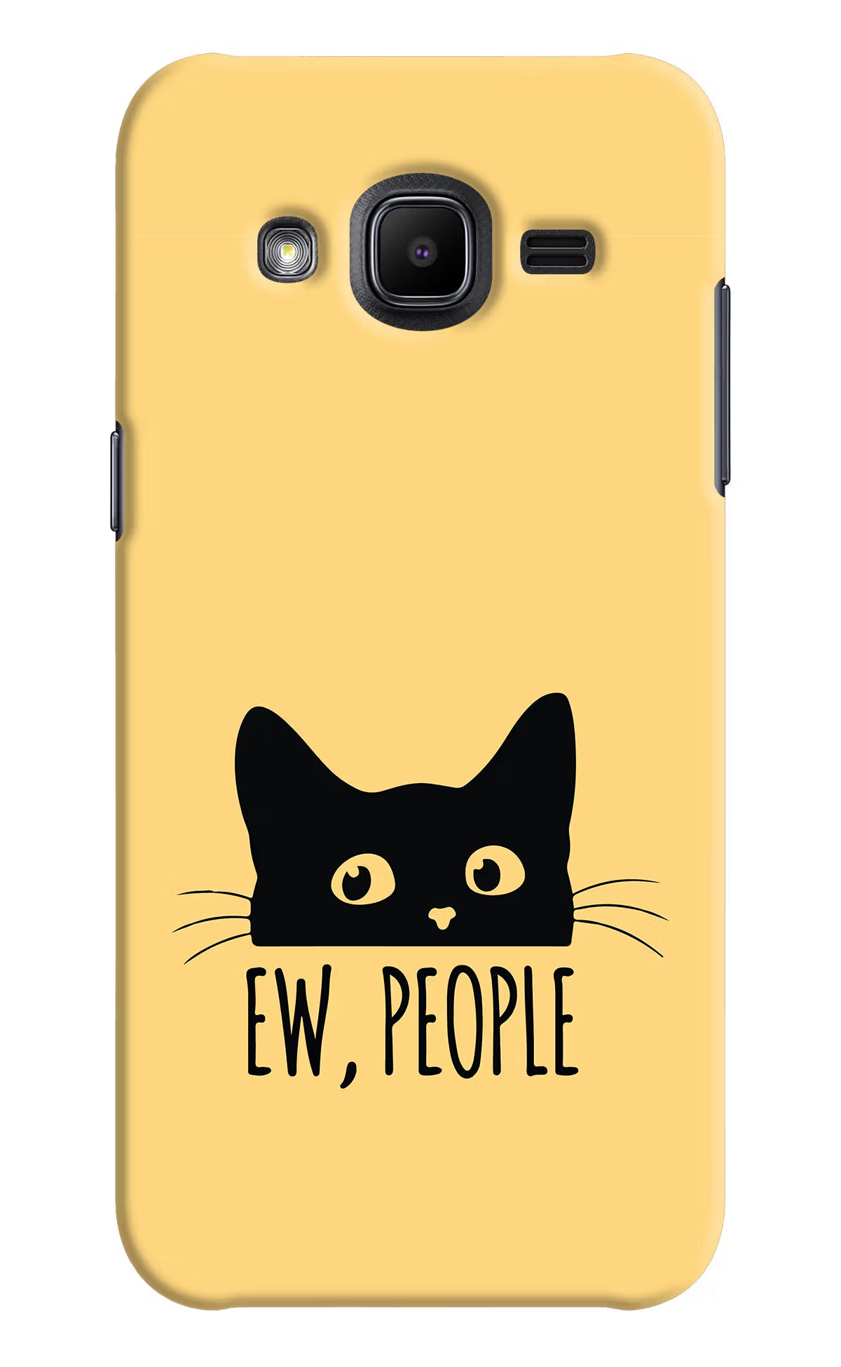 Ew People Catitude Samsung J2 2017 Back Cover - Ew People Catitude Samsung J2 2017 Hard Case Back Cover by Casekaro Ew People Catitude Samsung J2 2017 Hard Case Back Cover by Casekaro