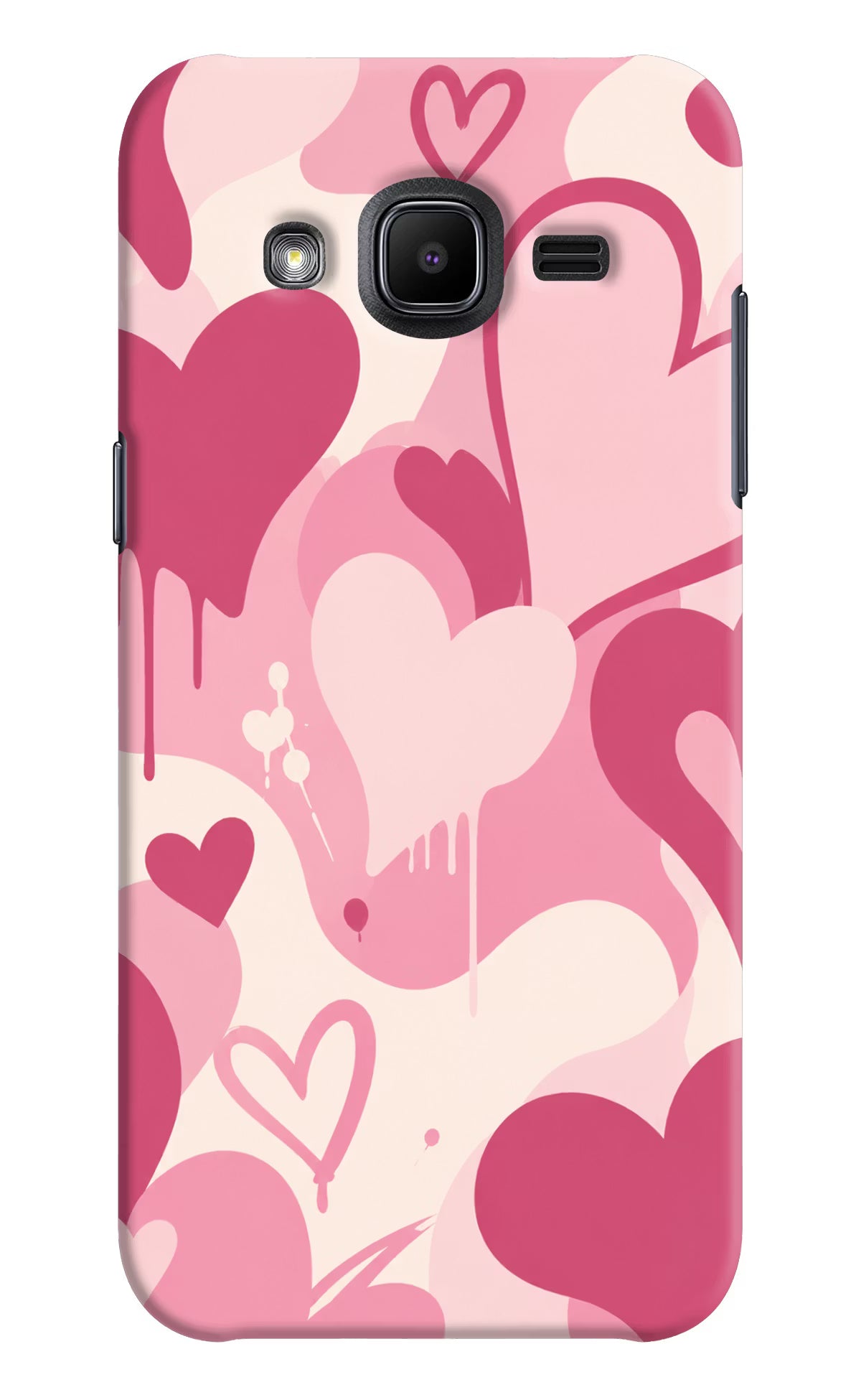 Hearty case Samsung J2 2017 Back Cover - Hearty case Samsung J2 2017 Hard Case Back Cover by Casekaro Hearty case Samsung J2 2017 Hard Case Back Cover by Casekaro