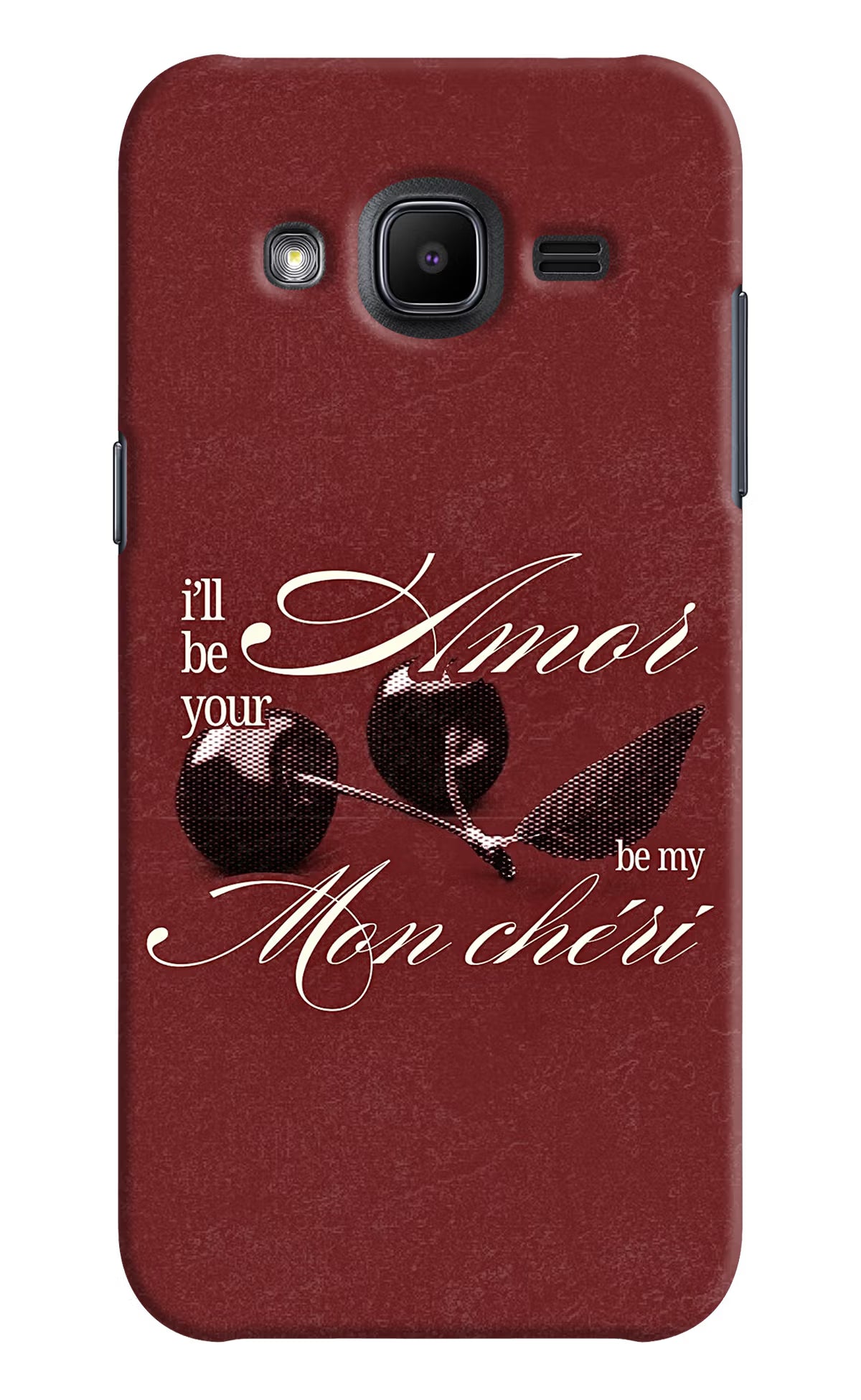 Velvet Cherry Samsung J2 2017 Back Cover - Velvet Cherry Samsung J2 2017 Back Cover Velvet Cherry Samsung J2 2017 Back Cover