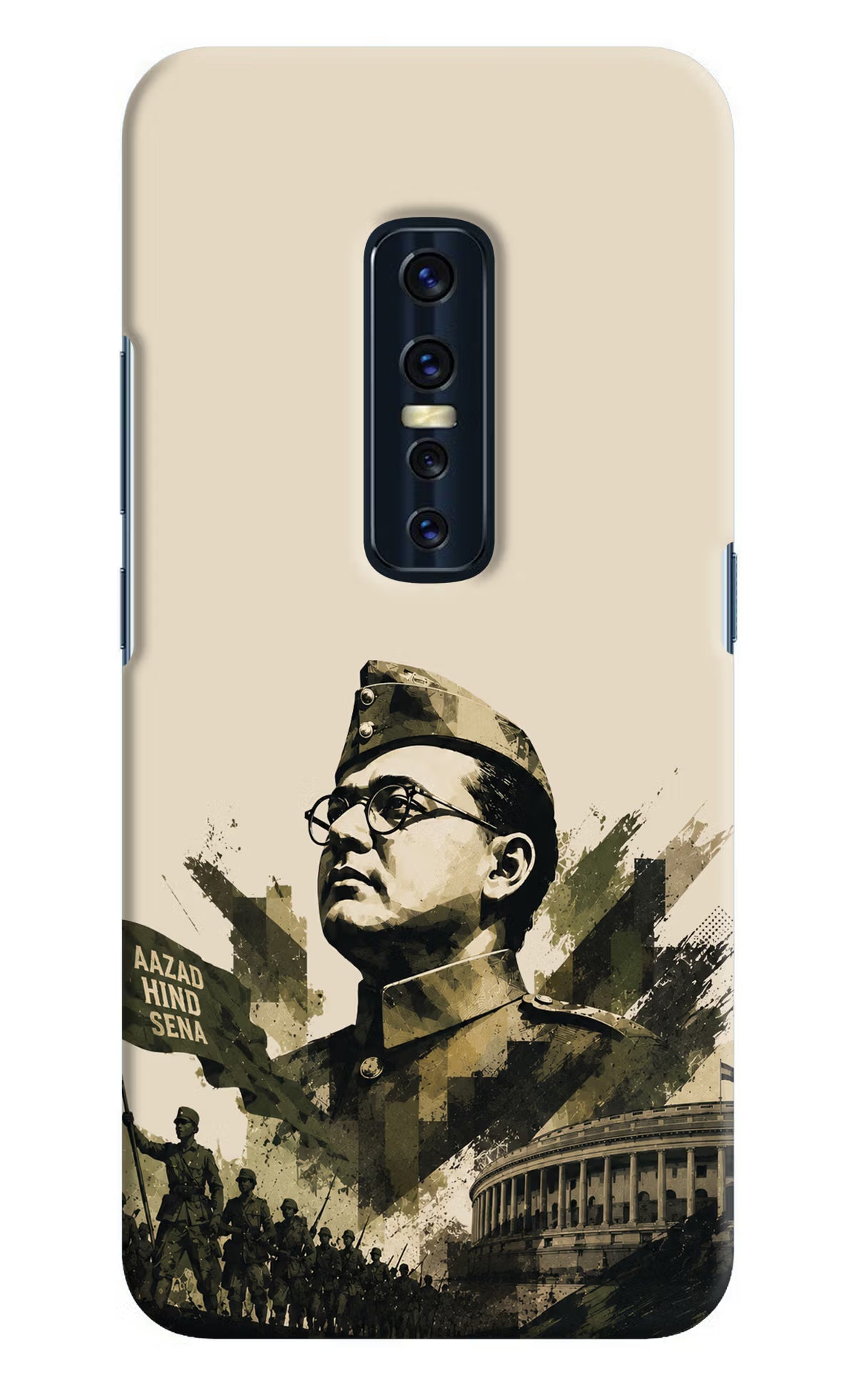 Netaji Rising Vivo V17 Pro Back Cover - Netaji Rising Vivo V17 Pro Back Cover Netaji Rising Vivo V17 Pro Back Cover
