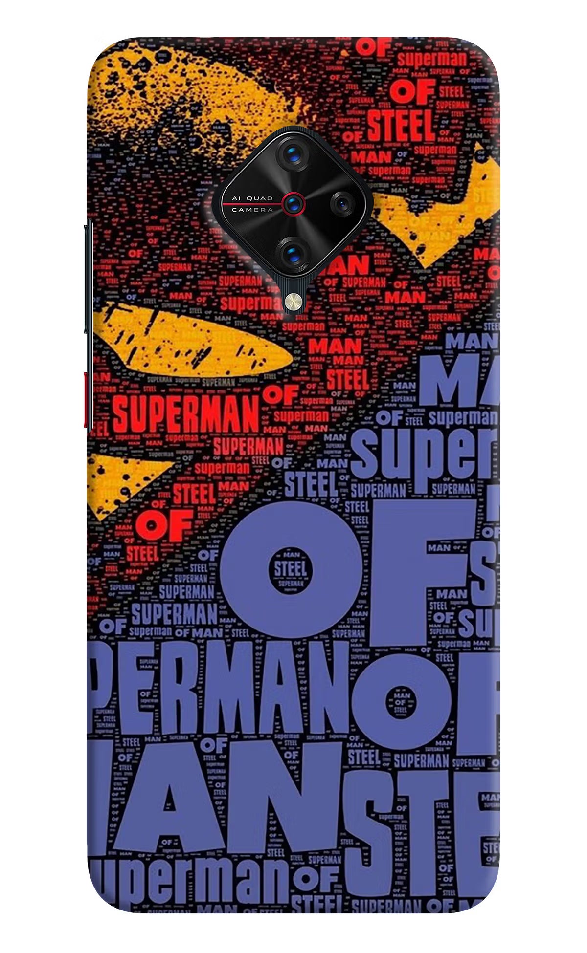 Superman Vivo S1 Pro Back Cover - Superman Vivo S1 Pro Hard Case Back Cover by Casekaro Superman Vivo S1 Pro Hard Case Back Cover by Casekaro