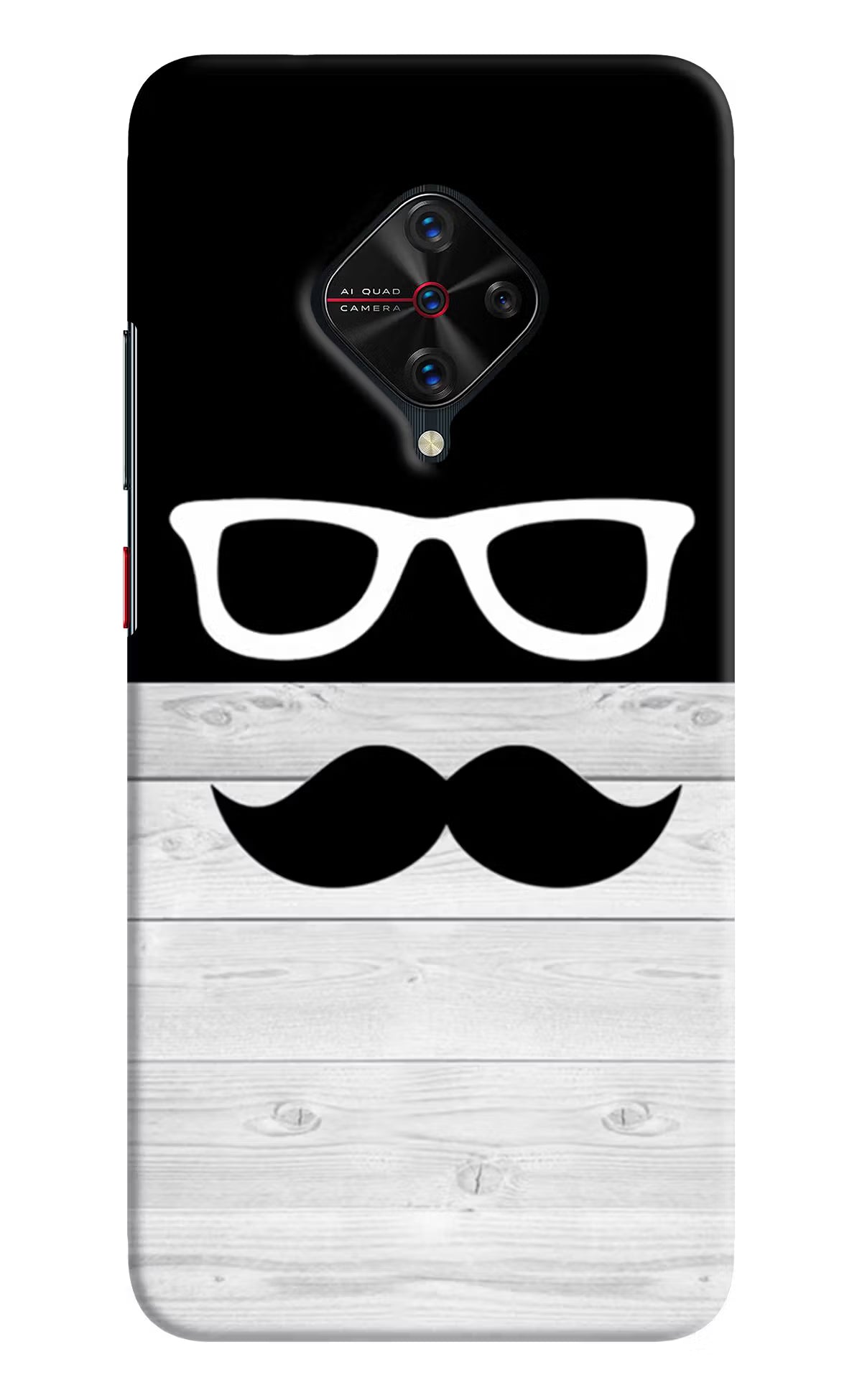 Mustache Vivo S1 Pro Back Cover - Mustache Vivo S1 Pro Hard Case Back Cover by Casekaro Mustache Vivo S1 Pro Hard Case Back Cover by Casekaro