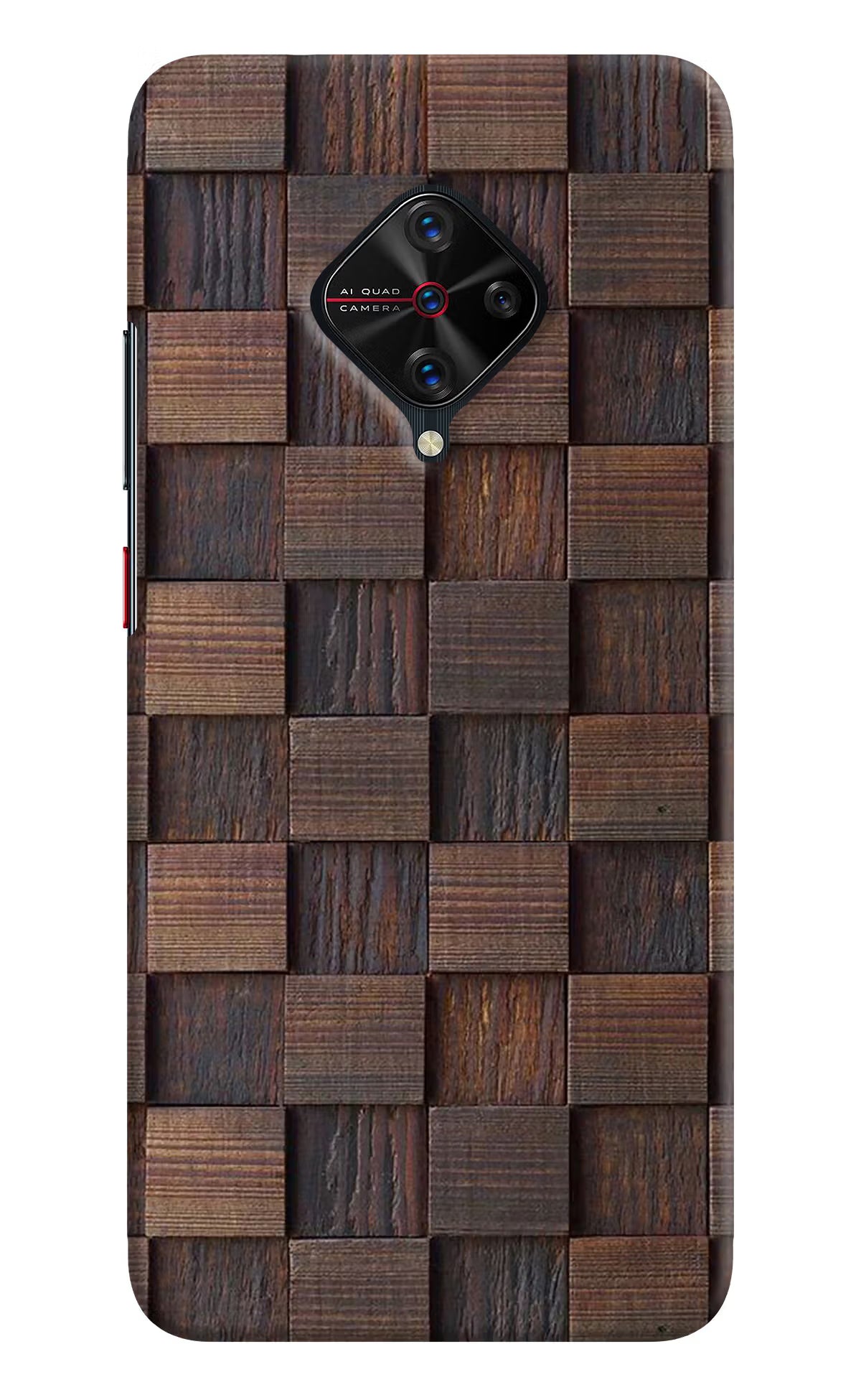 Wooden Cube Design Vivo S1 Pro Back Cover - Wooden Cube Design Vivo S1 Pro Hard Case Back Cover by Casekaro Wooden Cube Design Vivo S1 Pro Hard Case Back Cover by Casekaro