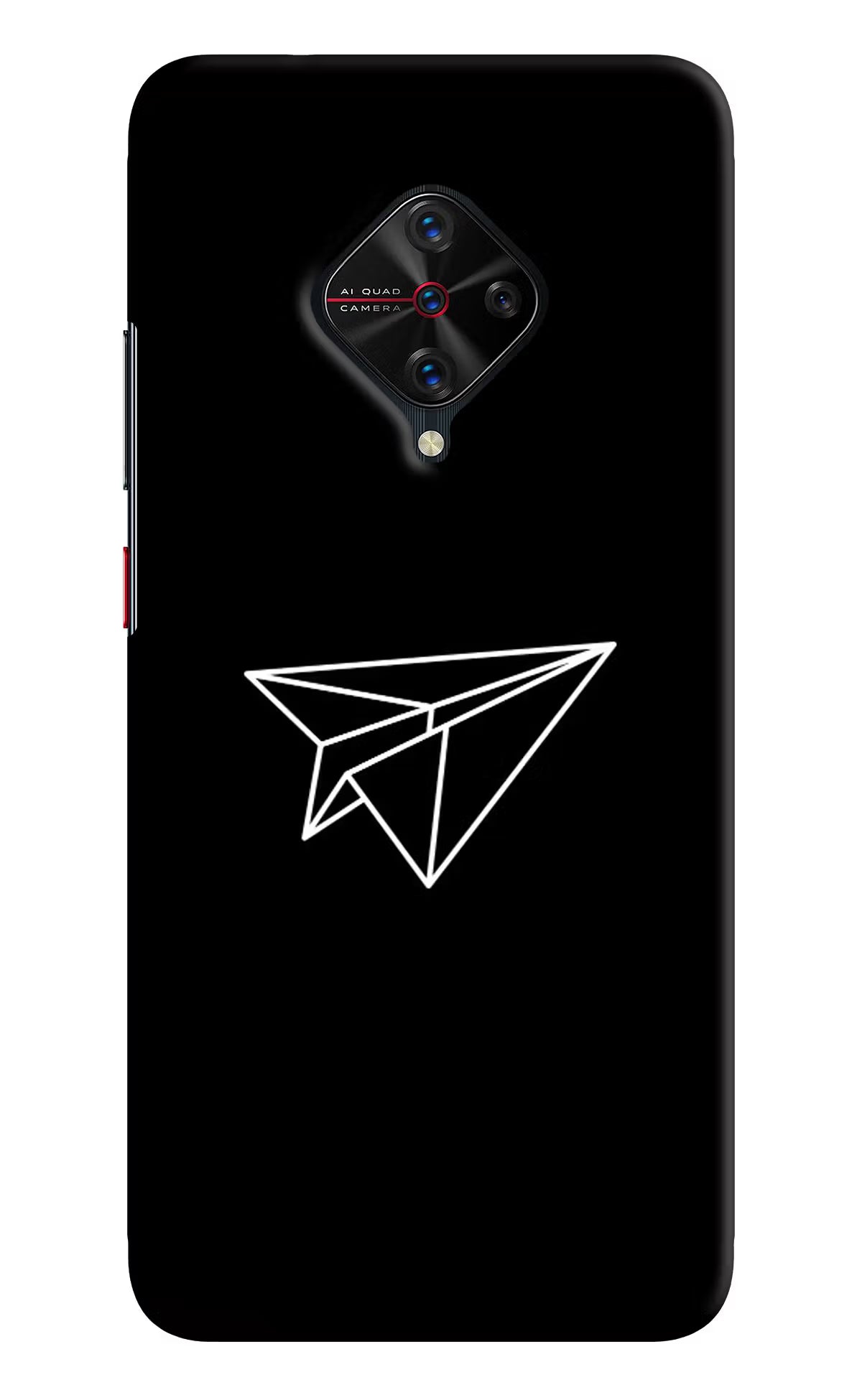 Paper Plane White Vivo S1 Pro Back Cover - Paper Plane White Vivo S1 Pro Hard Case Back Cover by Casekaro Paper Plane White Vivo S1 Pro Hard Case Back Cover by Casekaro