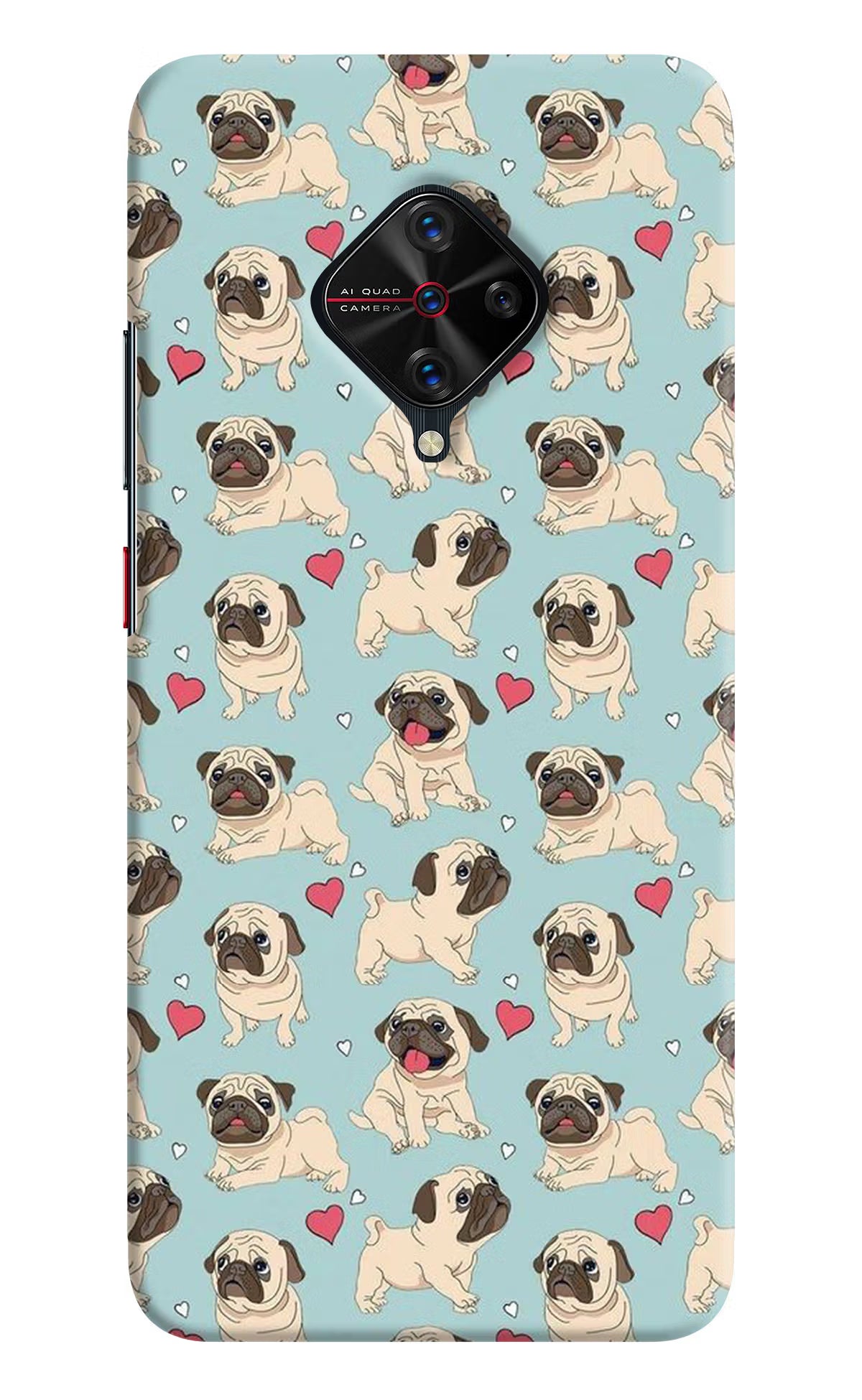 Pug Dog Vivo S1 Pro Back Cover - Pug Dog Vivo S1 Pro Hard Case Back Cover by Casekaro Pug Dog Vivo S1 Pro Hard Case Back Cover by Casekaro