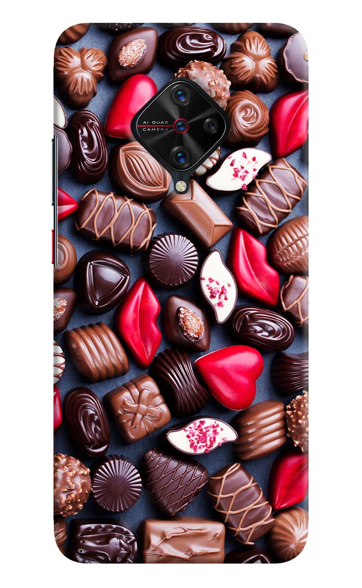 Chocolates Vivo S1 Pro Back Cover - Chocolates Vivo S1 Pro Hard Case Back Cover by Casekaro Chocolates Vivo S1 Pro Hard Case Back Cover by Casekaro