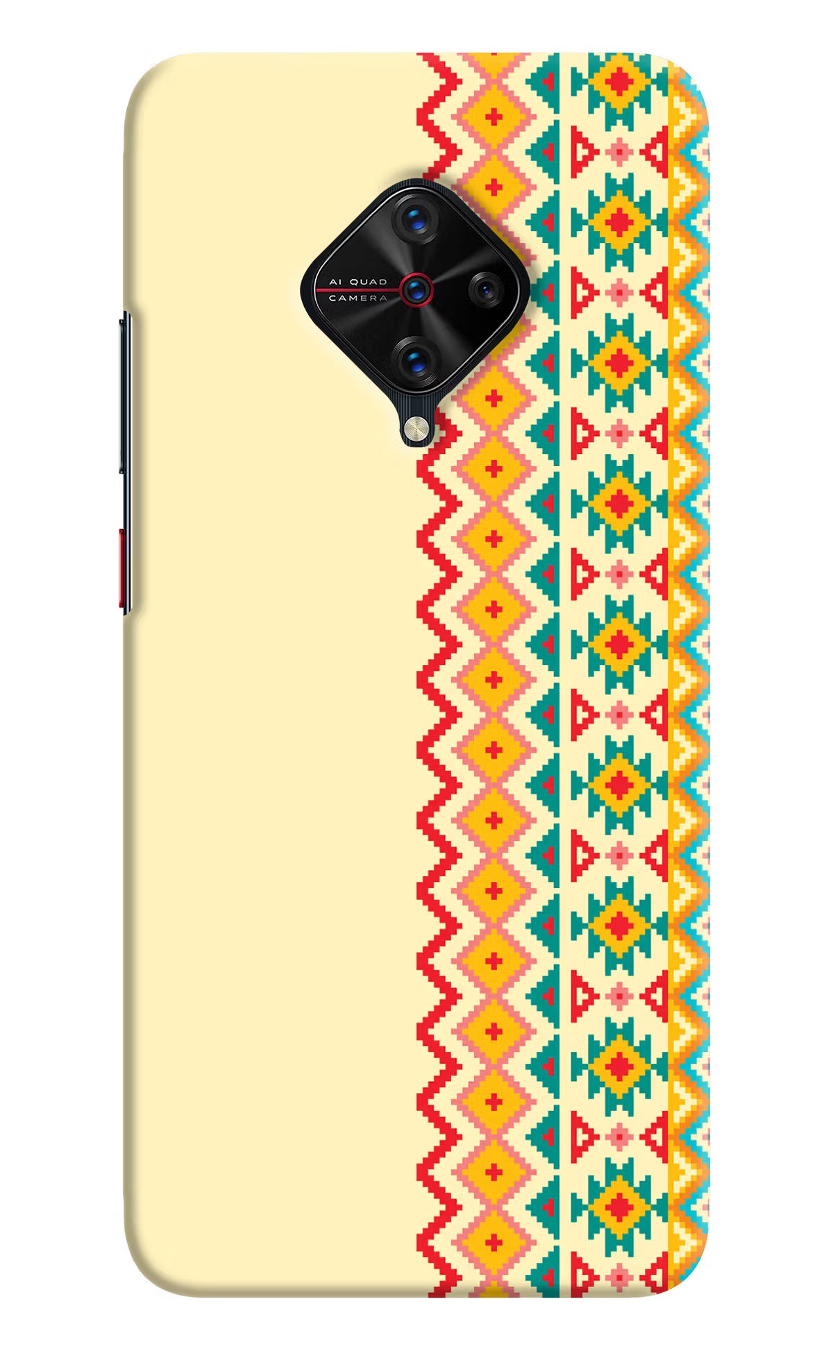 Ethnic Seamless Vivo S1 Pro Back Cover - Ethnic Seamless Vivo S1 Pro Hard Case Back Cover by Casekaro Ethnic Seamless Vivo S1 Pro Hard Case Back Cover by Casekaro