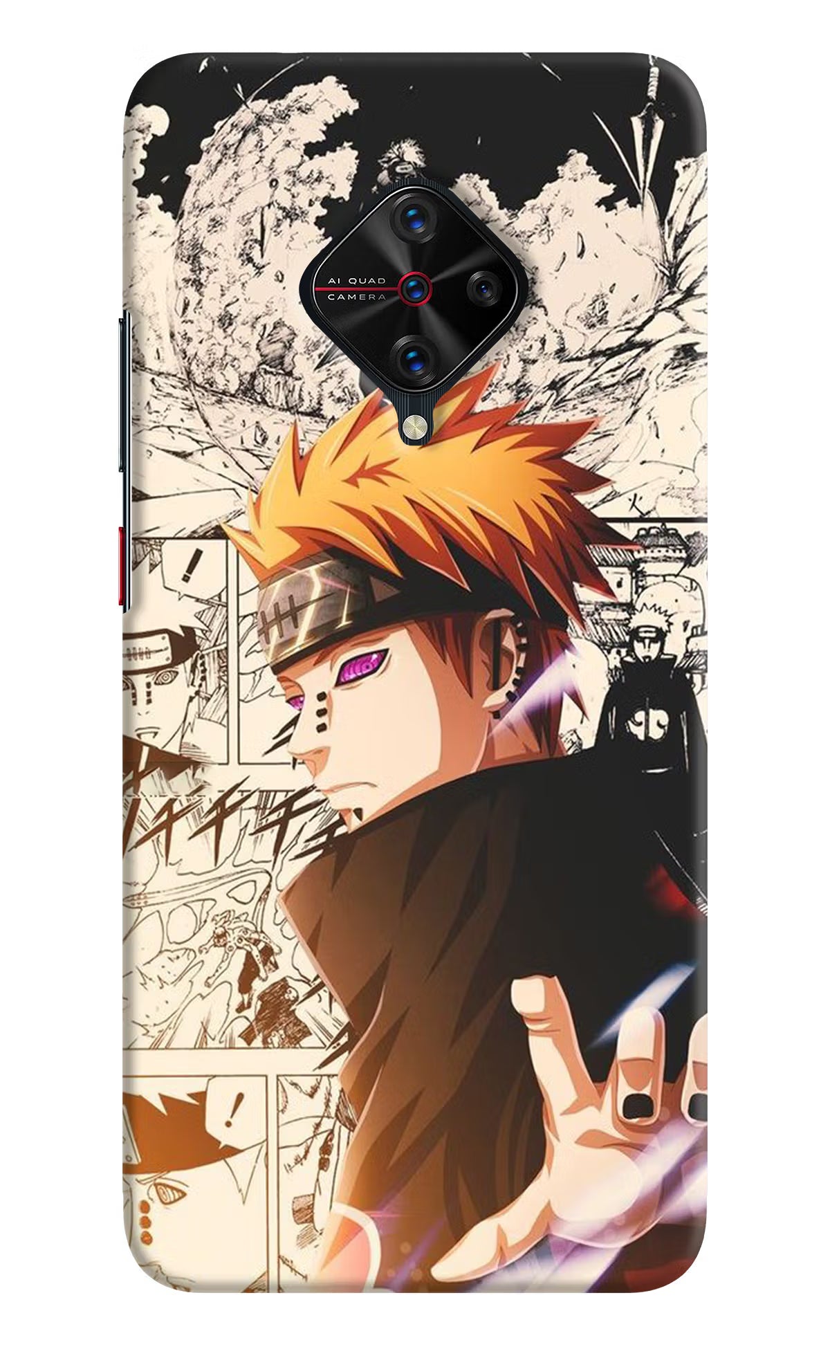 Pain Anime Vivo S1 Pro Back Cover - Pain Anime Vivo S1 Pro Hard Case Back Cover by Casekaro Pain Anime Vivo S1 Pro Hard Case Back Cover by Casekaro