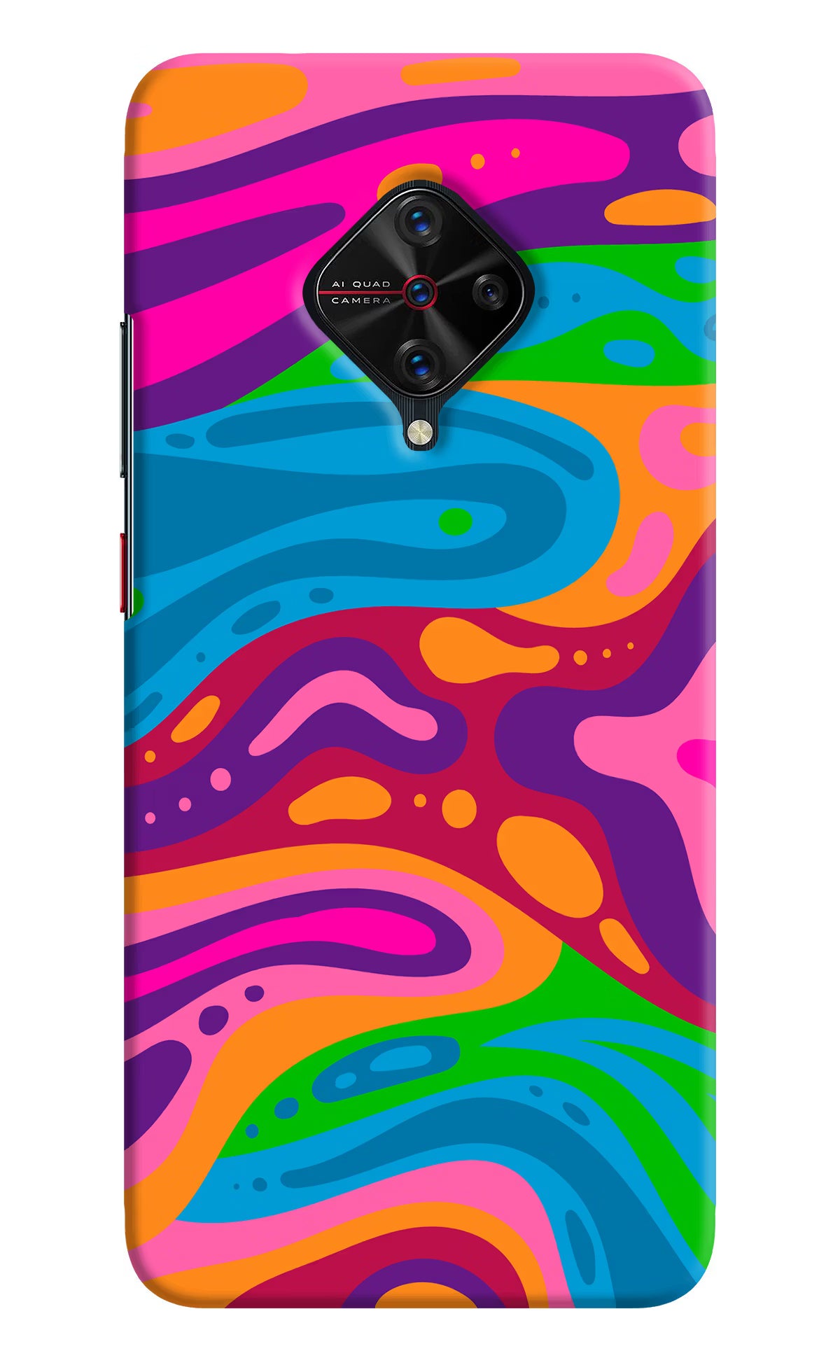Trippy Pattern Vivo S1 Pro Back Cover - Trippy Pattern Vivo S1 Pro Hard Case Back Cover by Casekaro Trippy Pattern Vivo S1 Pro Hard Case Back Cover by Casekaro