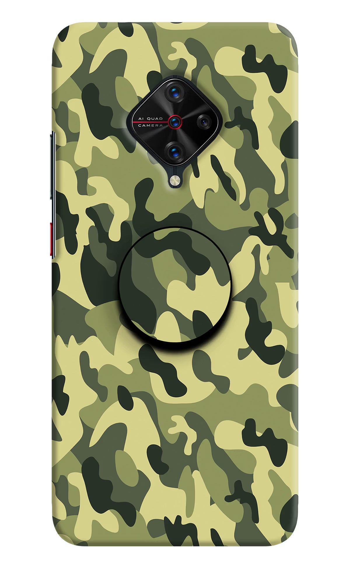 Camouflage Vivo S1 Pro Pop Case - Camouflage Vivo S1 Pro Pop Case by Casekaro Camouflage Vivo S1 Pro Pop Case by Casekaro