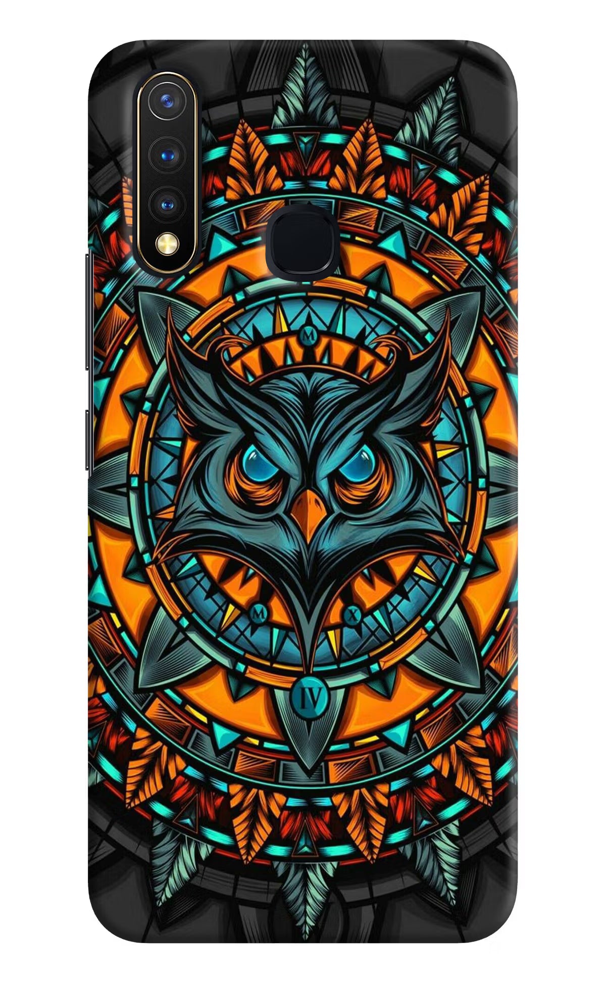 Angry Owl Art Vivo Y19/U20 Back Cover - Angry Owl Art Vivo Y19/U20 Hard Case Back Cover by Casekaro Angry Owl Art Vivo Y19/U20 Hard Case Back Cover by Casekaro