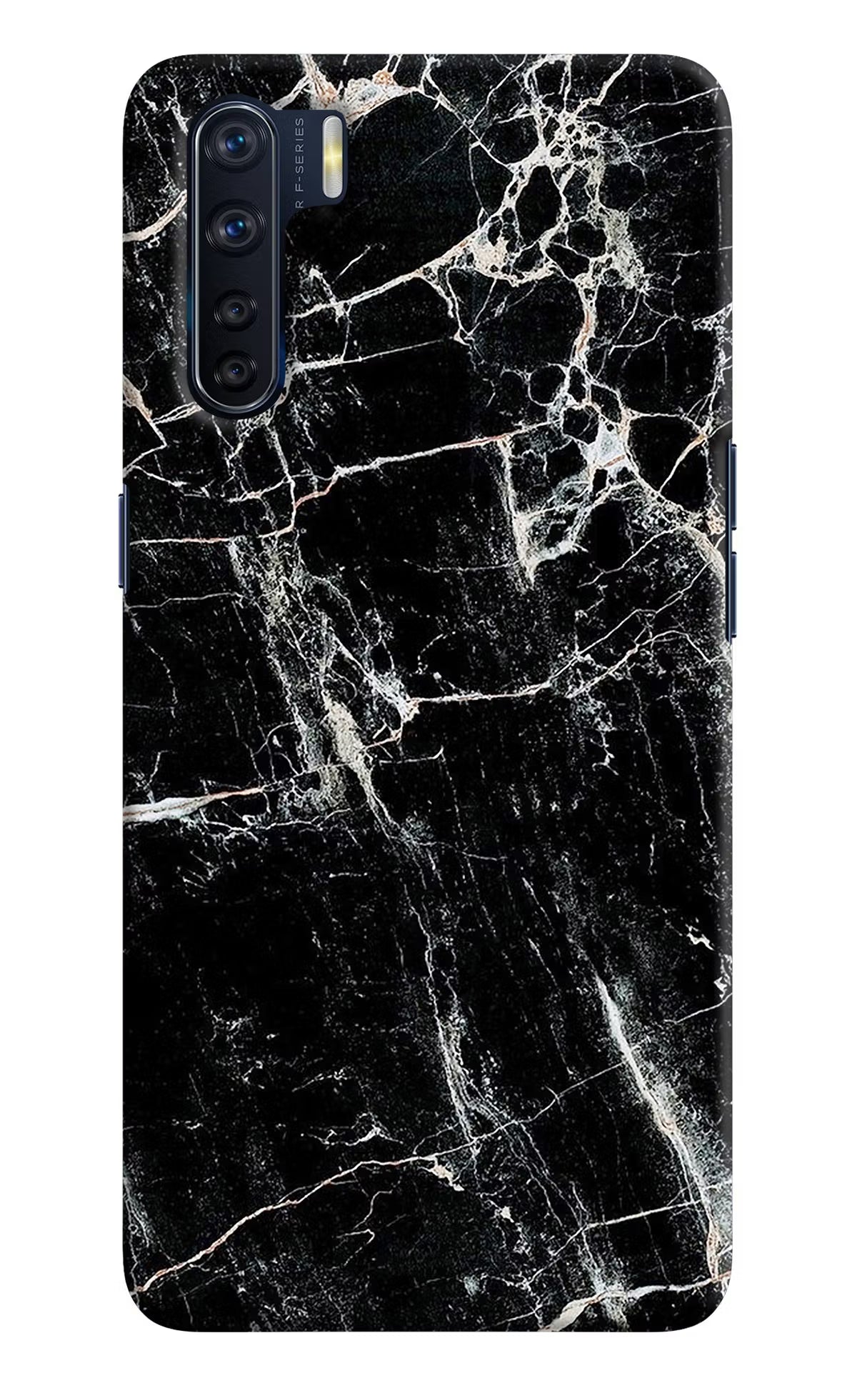 Black Marble Texture Oppo F15 Back Cover - Black Marble Texture Oppo F15 Hard Case Back Cover by Casekaro Black Marble Texture Oppo F15 Hard Case Back Cover by Casekaro