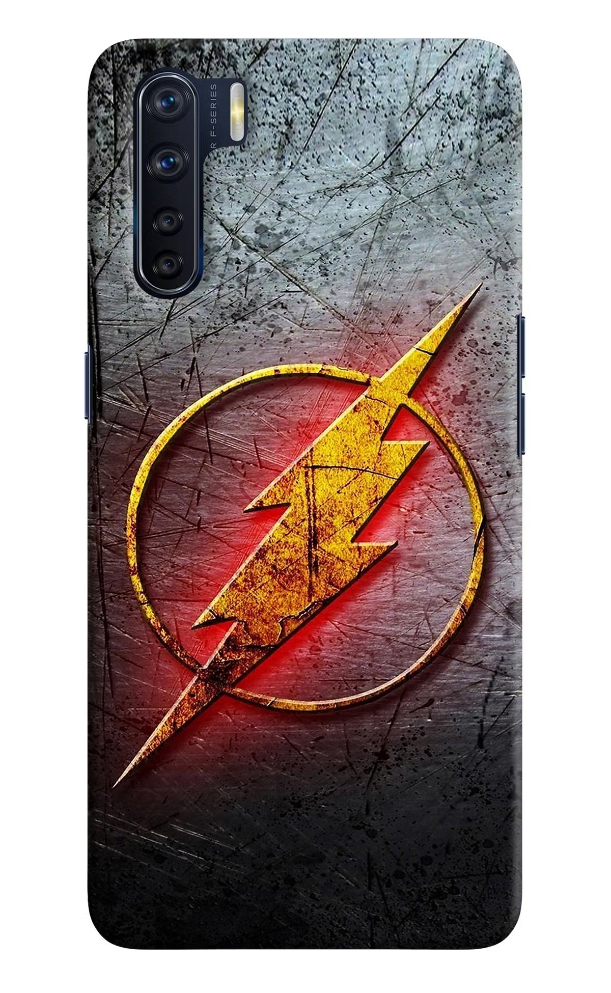 Flash Oppo F15 Back Cover - Flash Oppo F15 Hard Case Back Cover by Casekaro Flash Oppo F15 Hard Case Back Cover by Casekaro