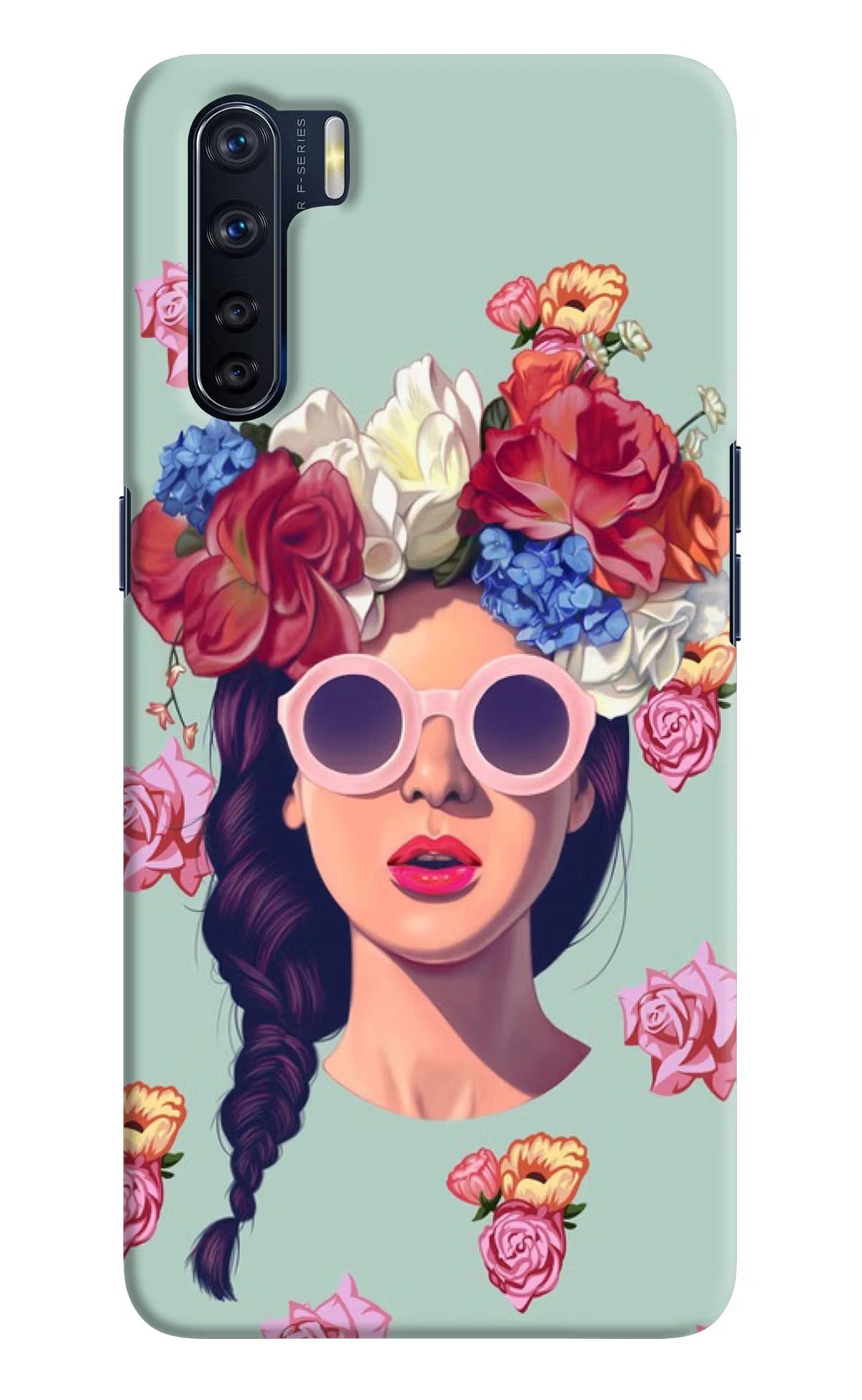 Pretty Girl Oppo F15 Back Cover - Pretty Girl Oppo F15 Hard Case Back Cover by Casekaro Pretty Girl Oppo F15 Hard Case Back Cover by Casekaro