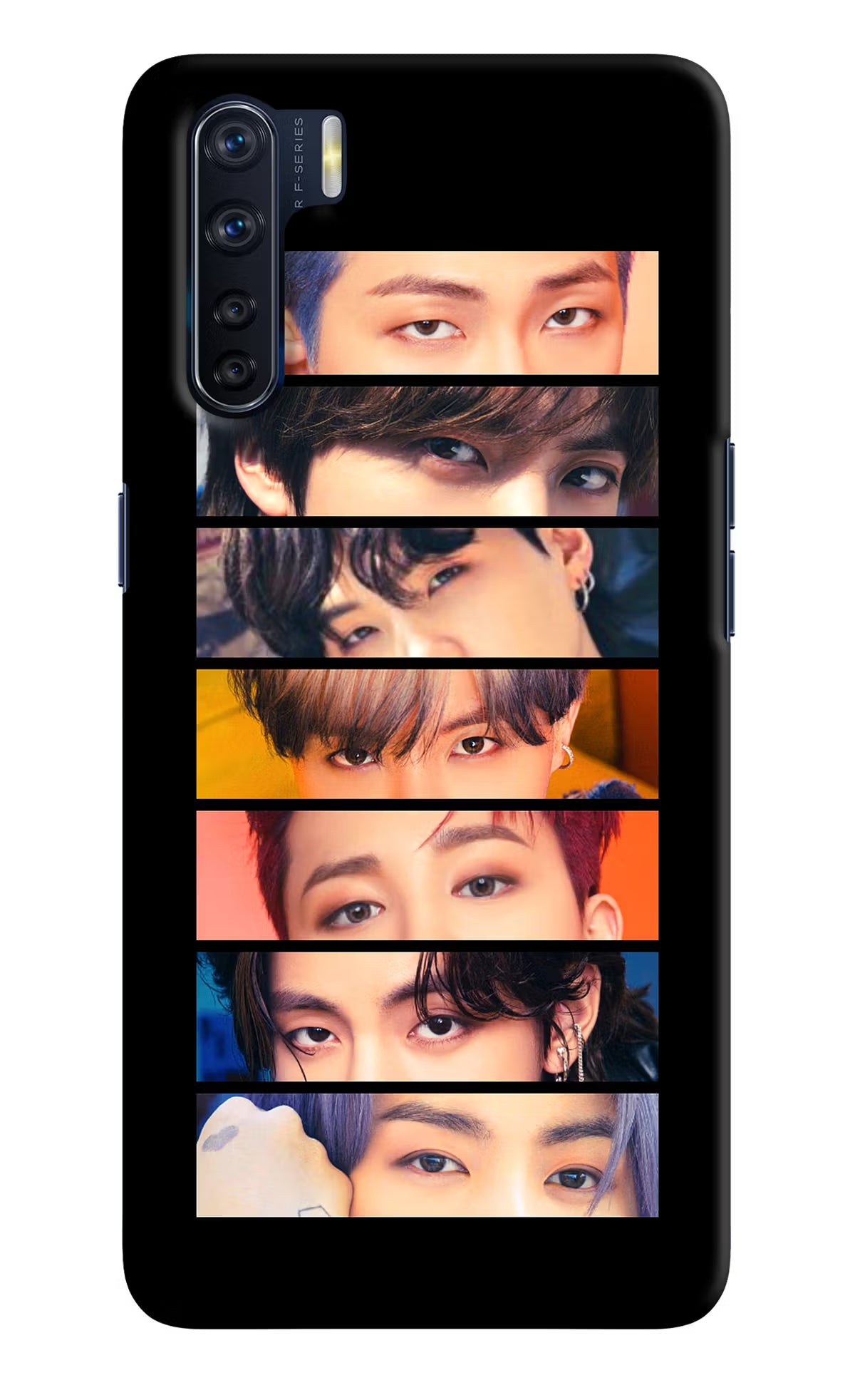 BTS Eyes Oppo F15 Back Cover - BTS Eyes Oppo F15 Hard Case Back Cover by Casekaro BTS Eyes Oppo F15 Hard Case Back Cover by Casekaro