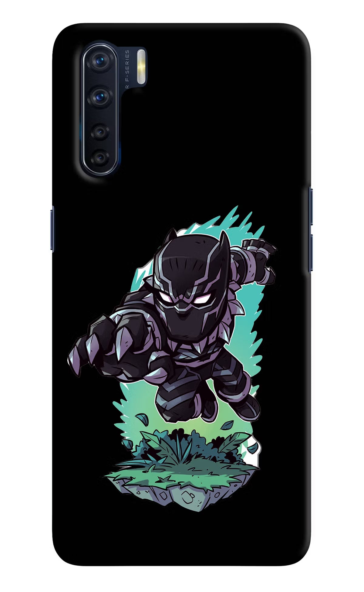 Black Panther Oppo F15 Back Cover - Black Panther Oppo F15 Hard Case Back Cover by Casekaro Black Panther Oppo F15 Hard Case Back Cover by Casekaro