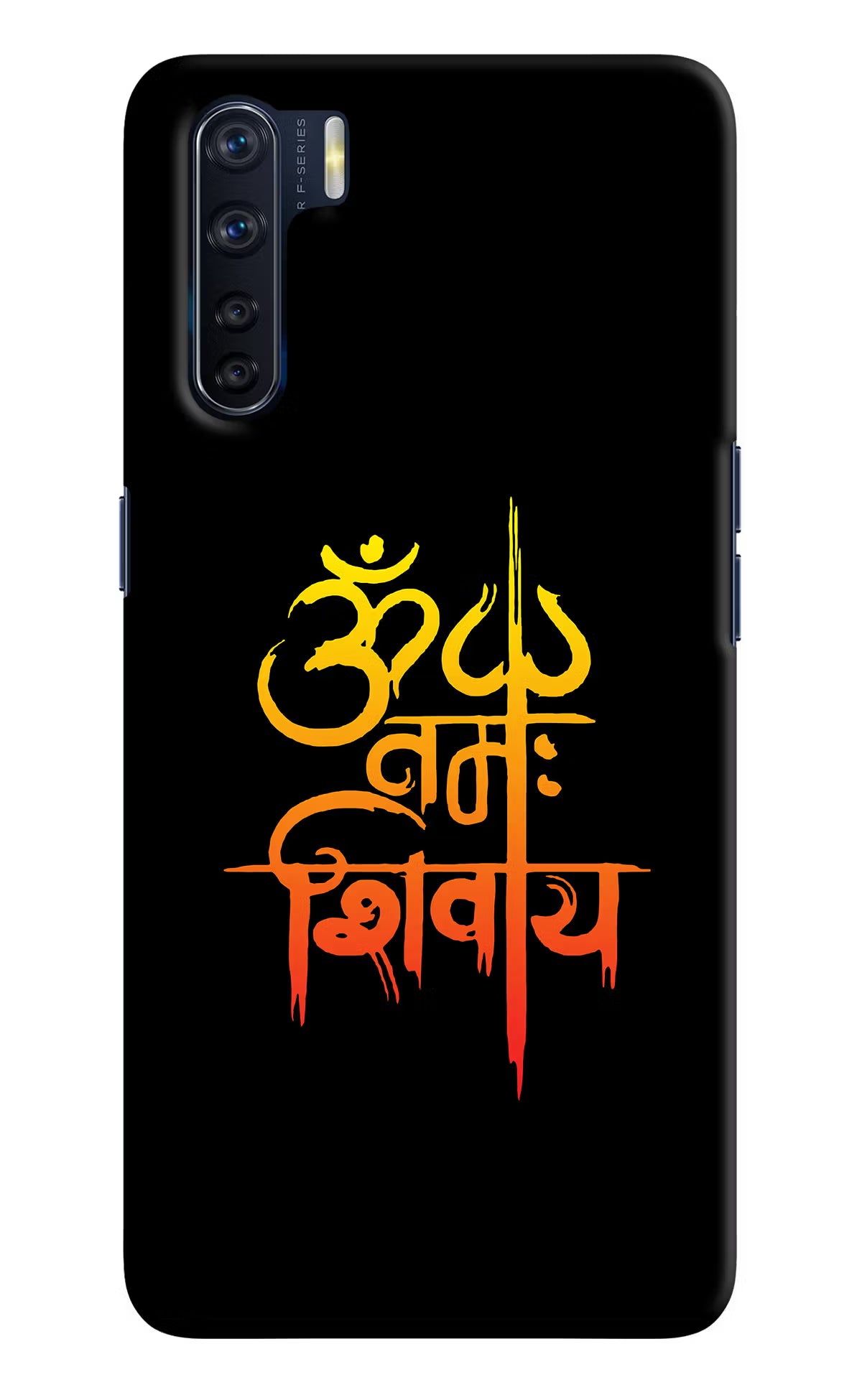 Om Namah Shivay Oppo F15 Back Cover - Om Namah Shivay Oppo F15 Hard Case Back Cover by Casekaro Om Namah Shivay Oppo F15 Hard Case Back Cover by Casekaro