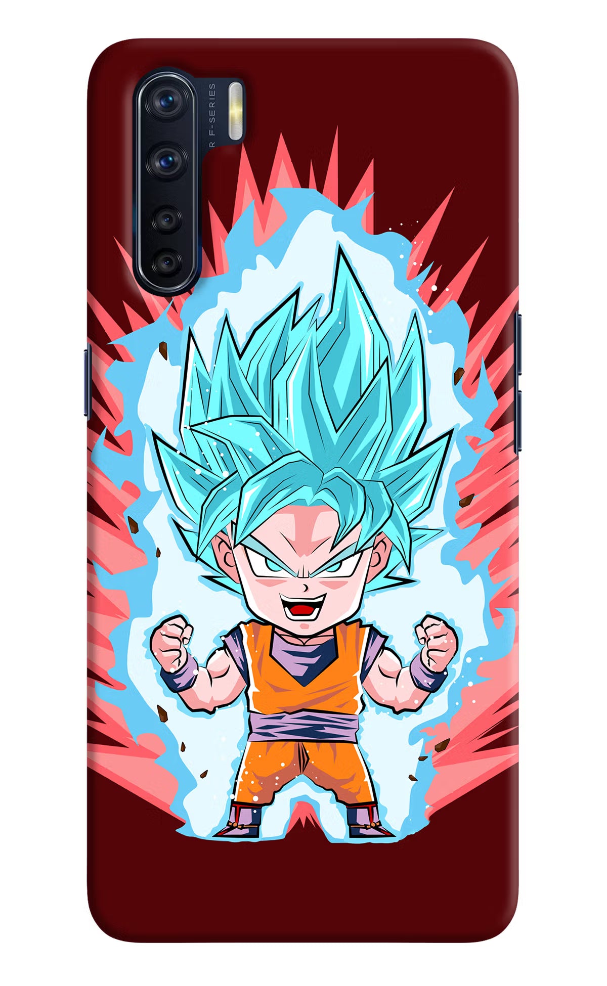 Goku Little Oppo F15 Back Cover - Goku Little Oppo F15 Hard Case Back Cover by Casekaro Goku Little Oppo F15 Hard Case Back Cover by Casekaro
