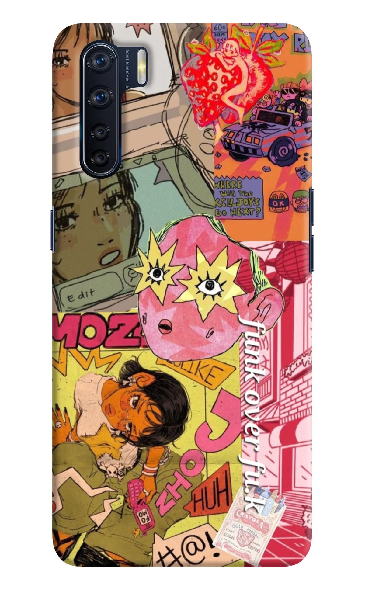 Funkover Oppo F15 Back Cover - Funkover Oppo F15 Back Cover Funkover Oppo F15 Back Cover