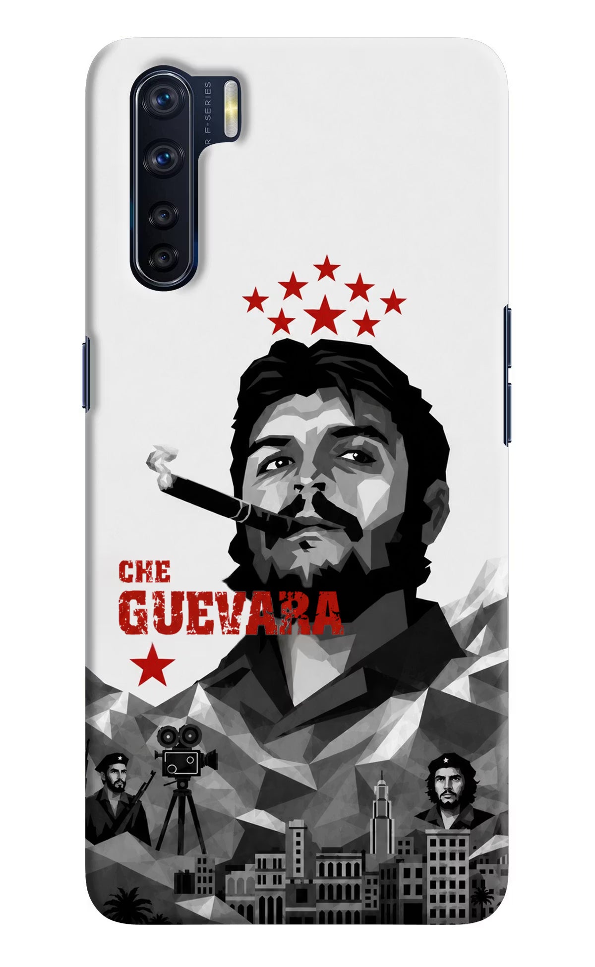 Che Guevara Iconic Oppo F15 Back Cover - Che Guevara Iconic Oppo F15 Back Cover Che Guevara Iconic Oppo F15 Back Cover