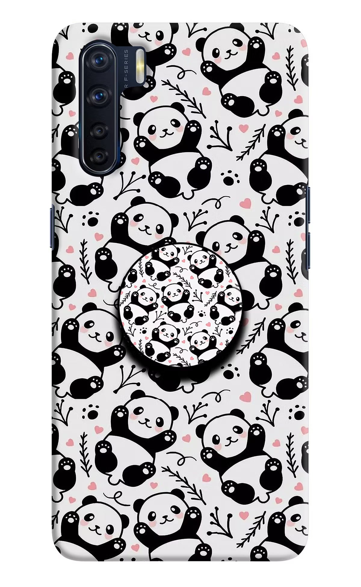 Cute Panda Oppo F15 Pop Case - Cute Panda Oppo F15 Pop Case by Casekaro Cute Panda Oppo F15 Pop Case by Casekaro