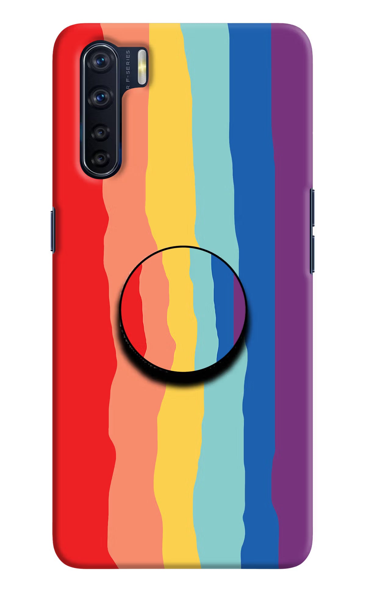 Rainbow Oppo F15 Pop Case - Rainbow Oppo F15 Pop Case by Casekaro Rainbow Oppo F15 Pop Case by Casekaro