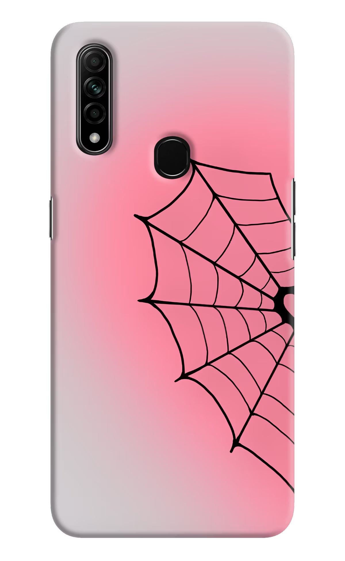 Pink Web Oppo A31 Back Cover - Pink Web Oppo A31 Back Cover Pink Web Oppo A31 Back Cover