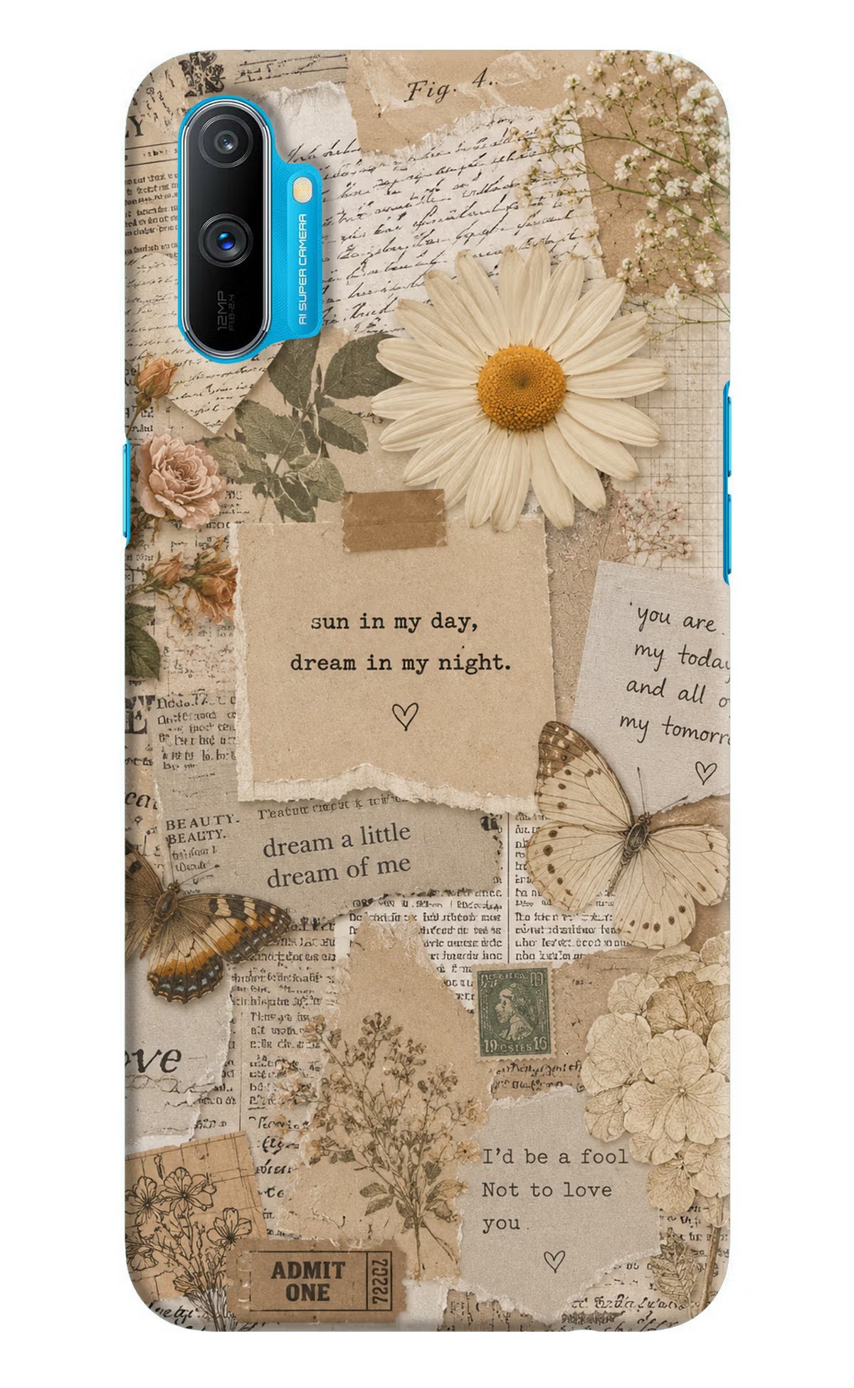 Vintage case Realme C3 Back Cover - Vintage case Realme C3 Back Cover Vintage case Realme C3 Back Cover
